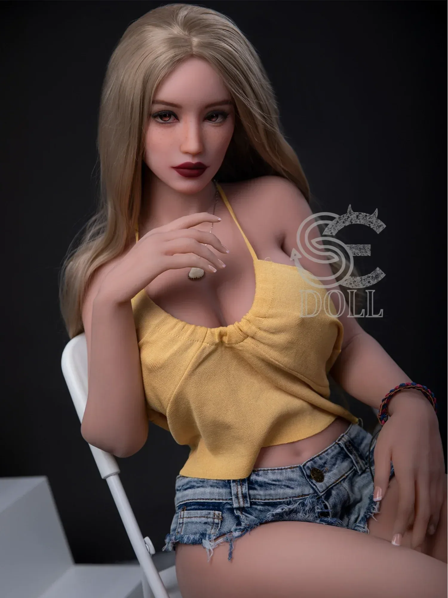 F3689-161cm(5.3ft)-35kg Amelia F Cup TPE Blonde Sexy Latina Love Doll｜SE Doll view 4