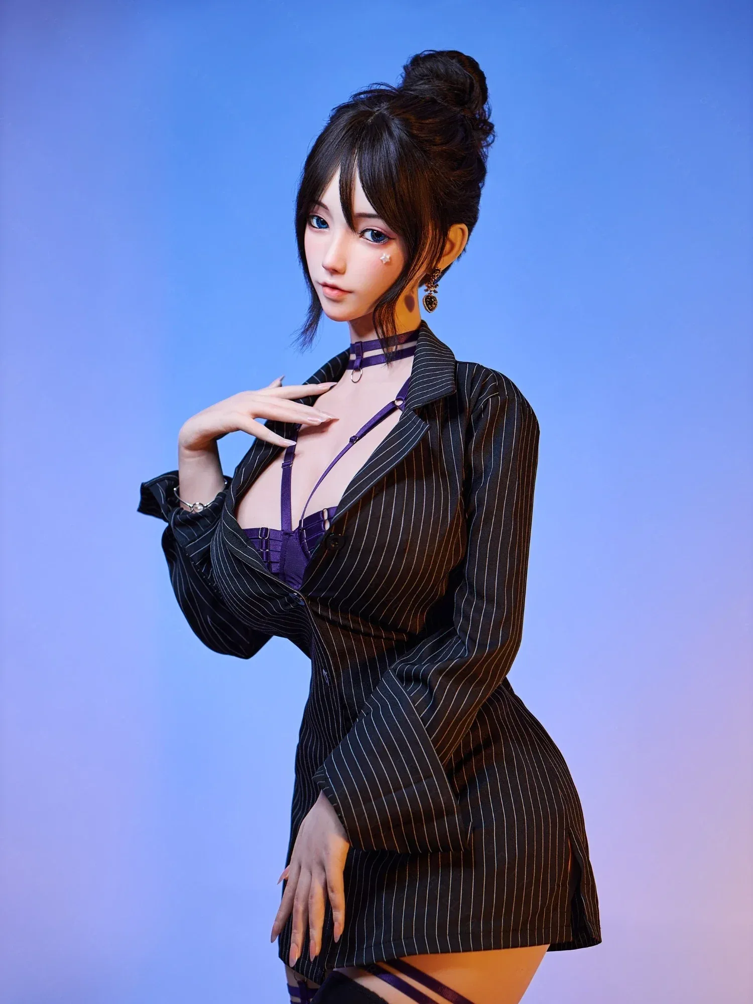 F7119-161cm(5.28ft)-32.8kg 2.2 I Cup Asian Real Silicone Japanese Office Lady Sex Doll｜AITIA Doll view 9