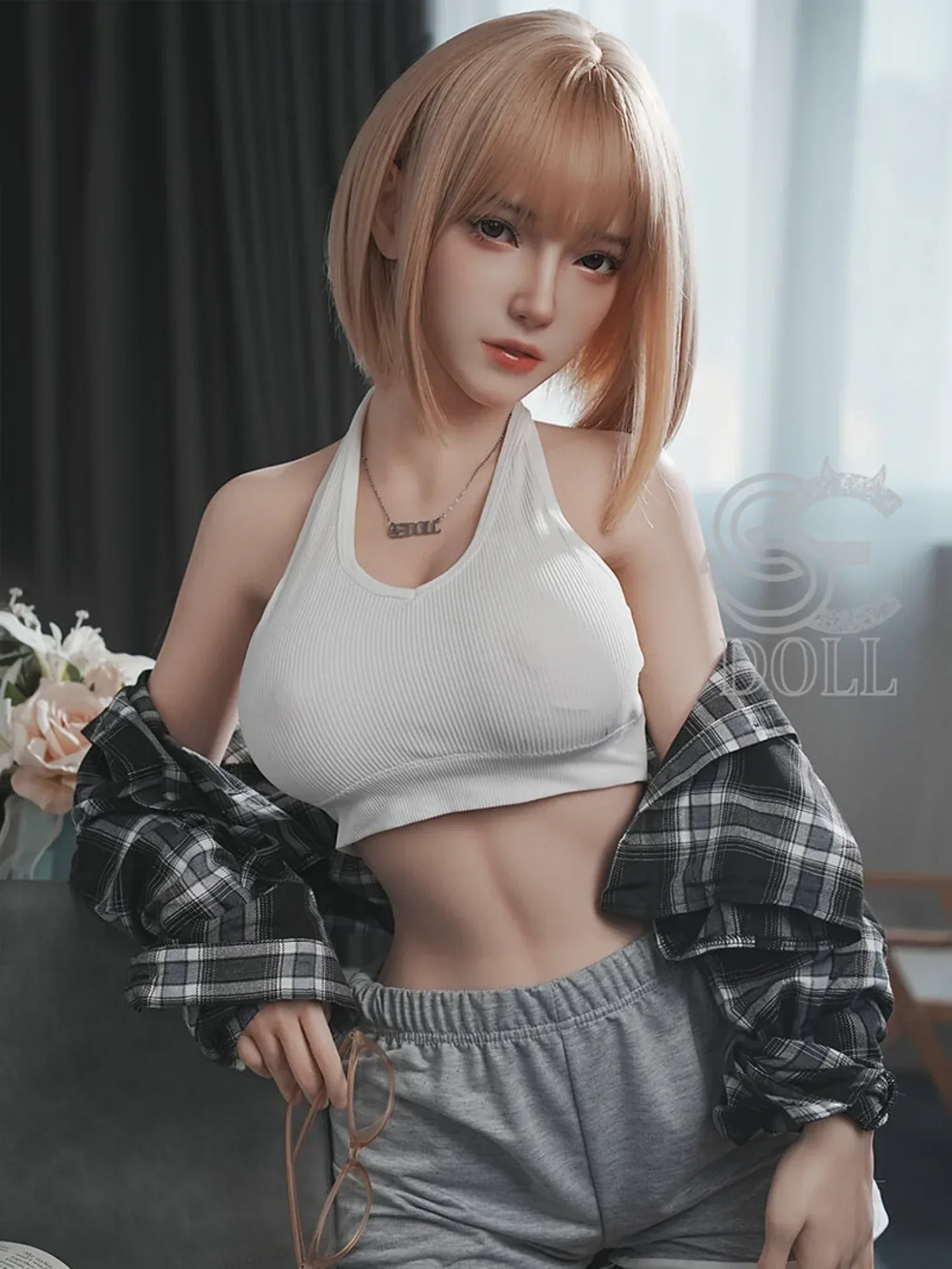 F4528-161cm(5.3ft)-34kg Bridget.A E Cup Large Breast Skinny Asian Medium butt Real Silicone Love Doll｜SE Doll view 4