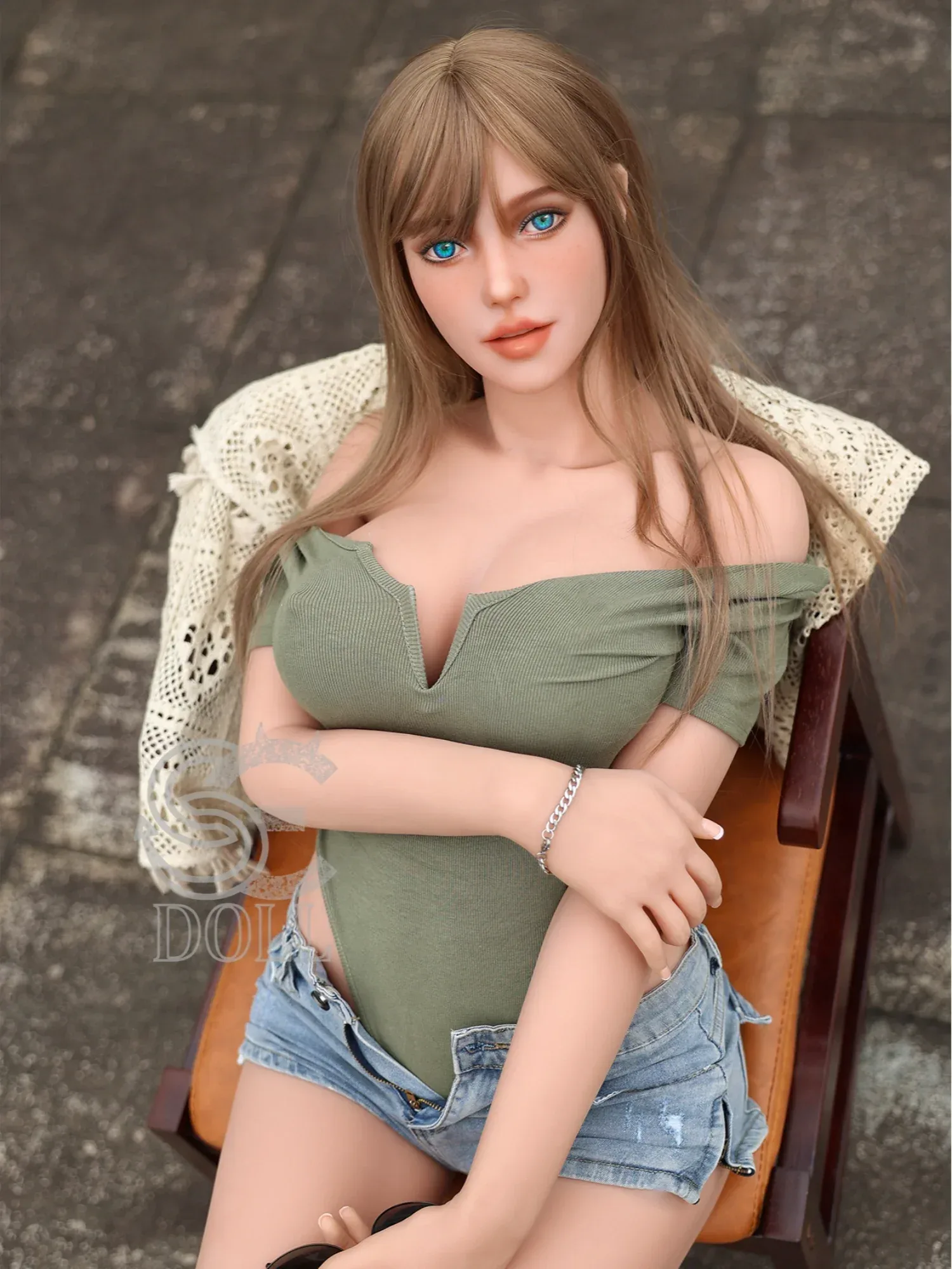 F3751-168cm(5.5ft)-41kg  F Cup TPE Blonde European Anime Cute Young Big Boobs Love Doll｜SE Doll view 3