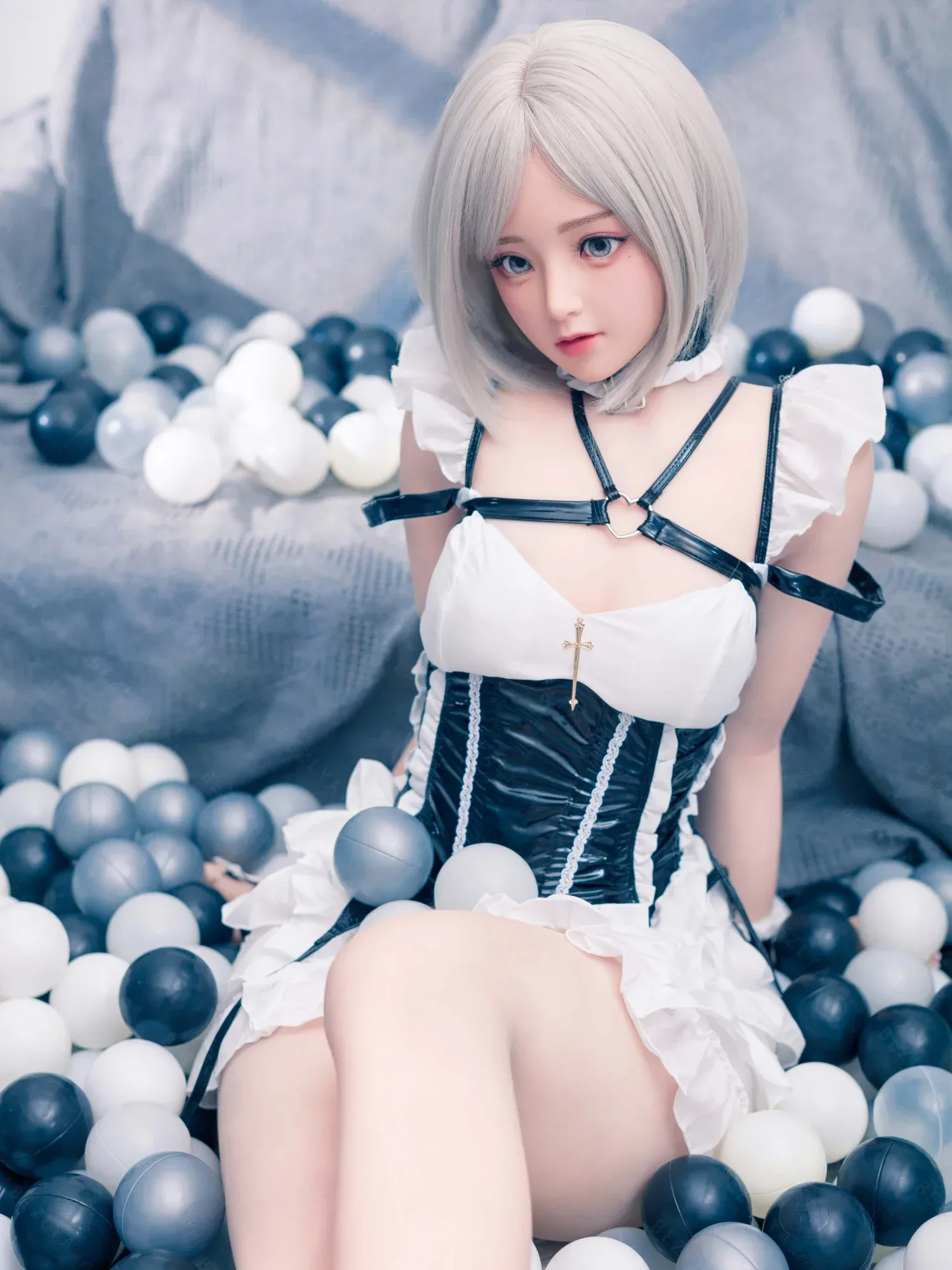 F4768-155Rcm(5.1ft)-37kg 2.0 A Cup Robot Silicone Head Adult Asian Chinese Sex Doll｜Bezlya Doll view 10