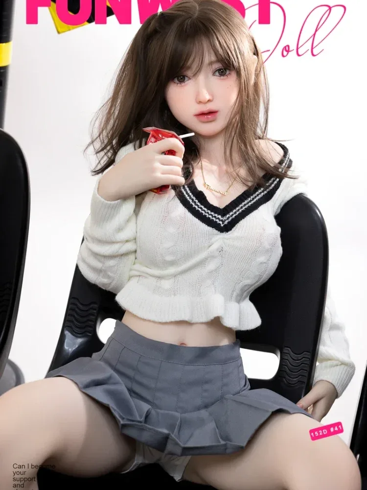F2238-152cm(5ft）D Cup White Amy TPE Petite Mini Asian Sex Doll – Realistic Silicone Body for Ultimate Pleasure｜Fun West Doll view 3