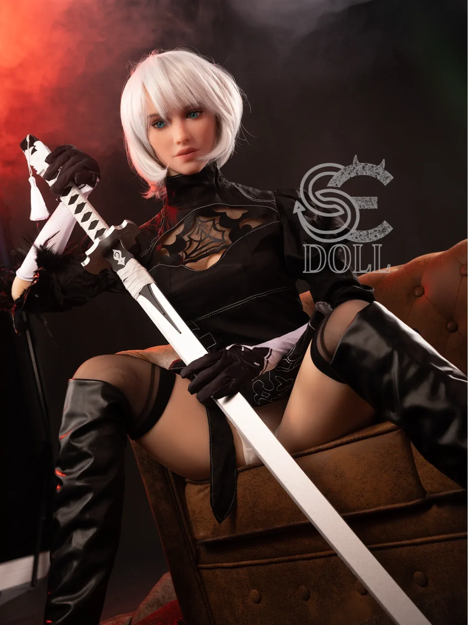F3718-163cm(5.3ft)-37kg Gloria E Cup TPE Robotic European Anime Sexy Adult Sex Doll|SE Doll view 6