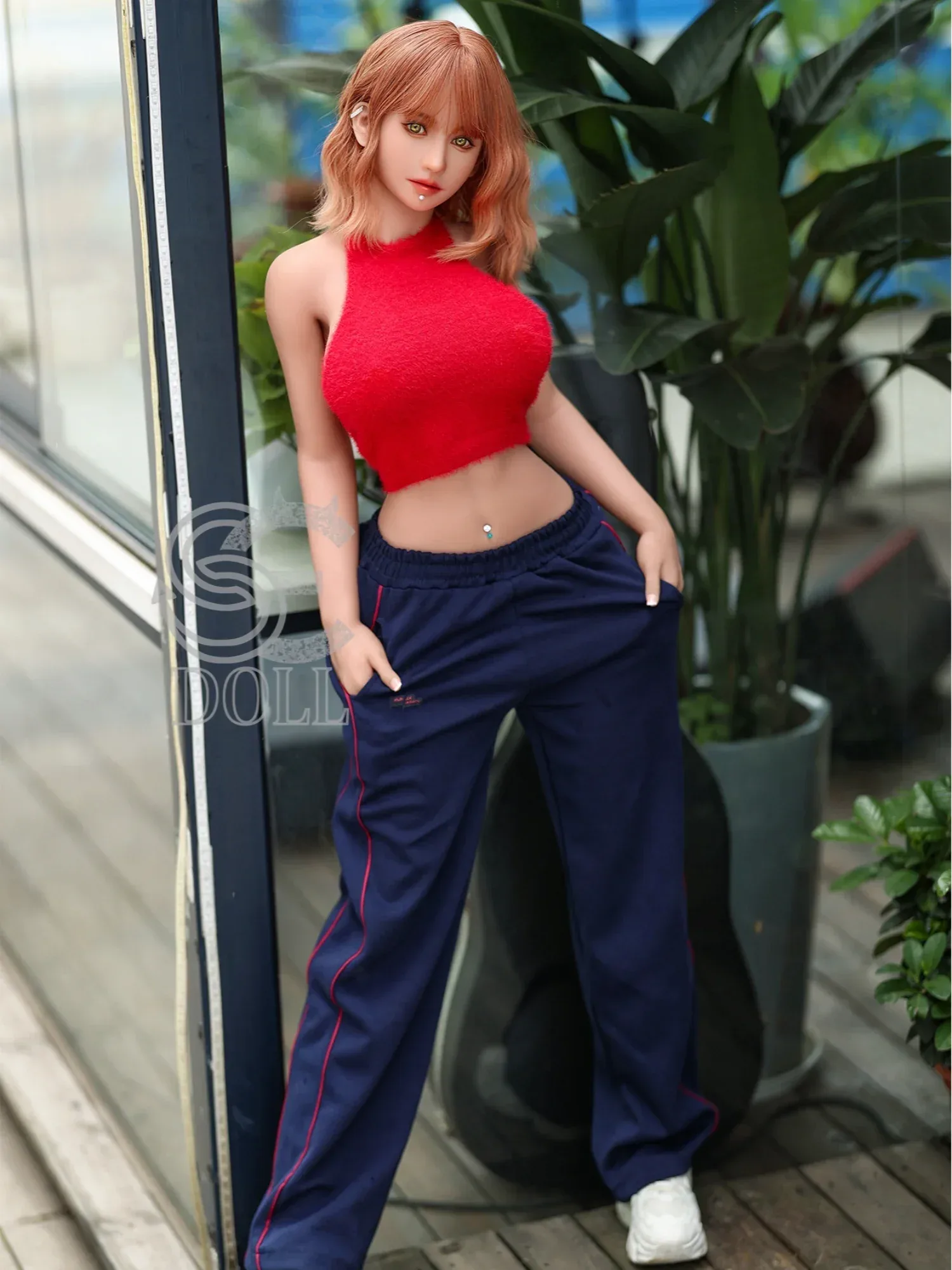 F3686-161cm(5.3ft)-35kg Felicia F Cup TPE Vibrant Short Hair Sporty Girl Love Doll｜SE Doll view 3