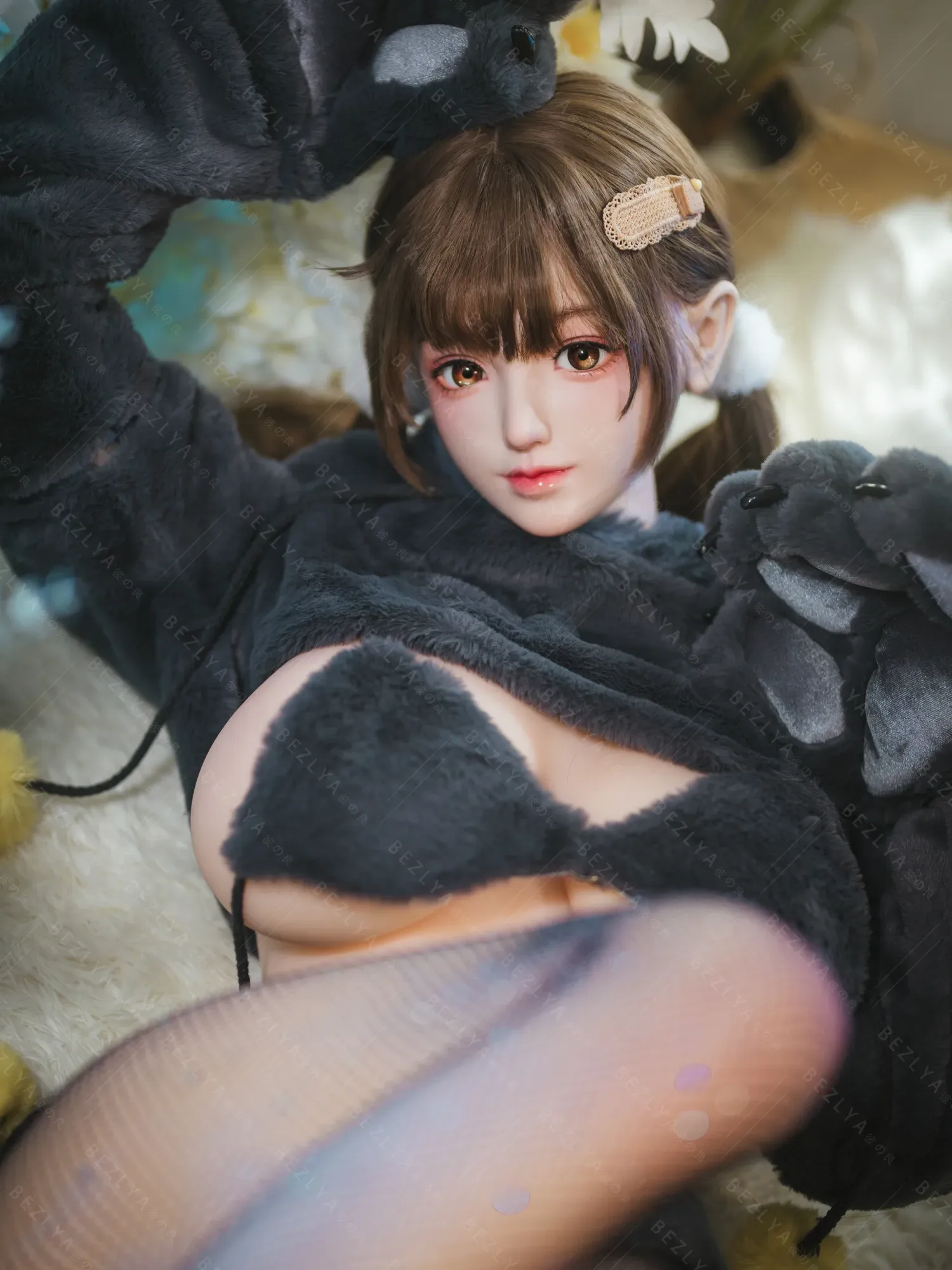 F4699-155Mcm(5.1ft)-40kg 2.0+ G Cup Mini Silicone Head Asian Chinese Sex Doll｜Bezlya Doll view 5