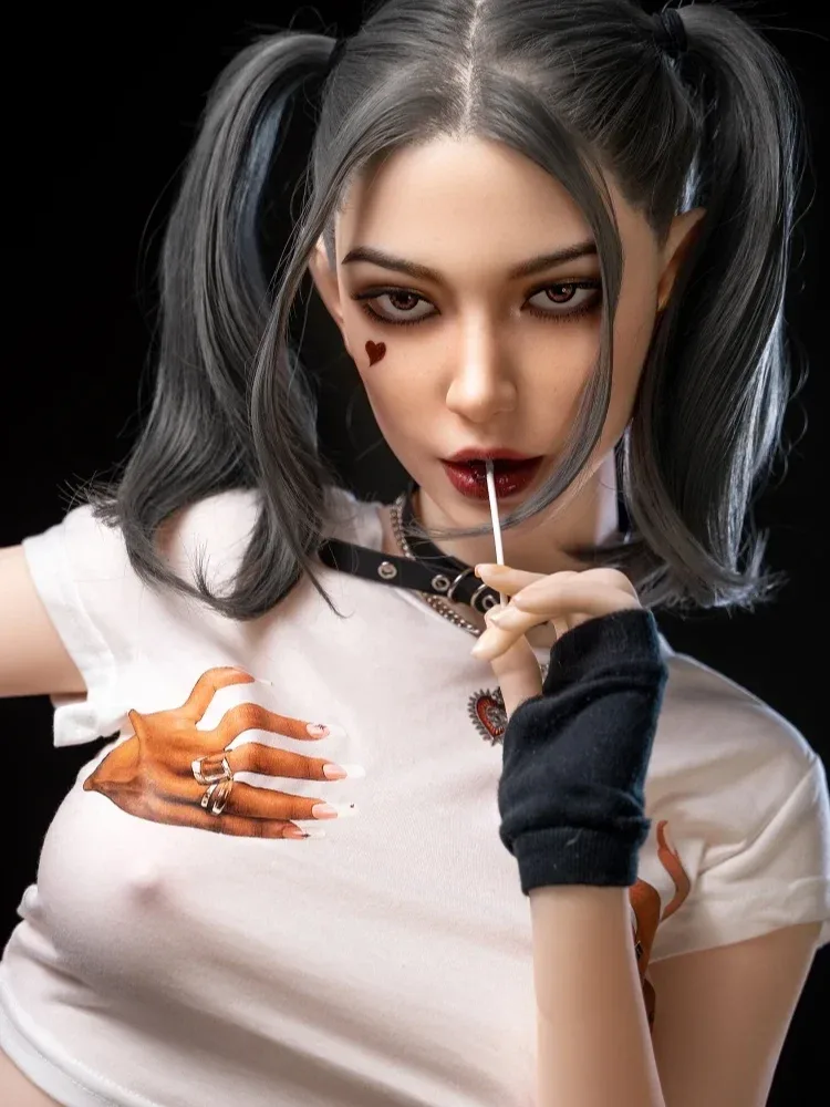F1751-173cm\/5ft7 C Cup Petite Clown ROS Movable Jaw Realistic Love Doll   [IN STOCK USA]|SY Doll view 3