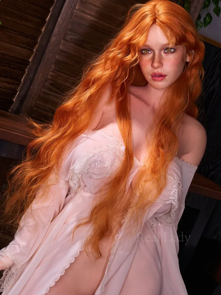 F748-159cm(5.2ft)-33.5kg H Cup ROS Max Red Hair Silicone Sex Doll｜Real Lady view 7