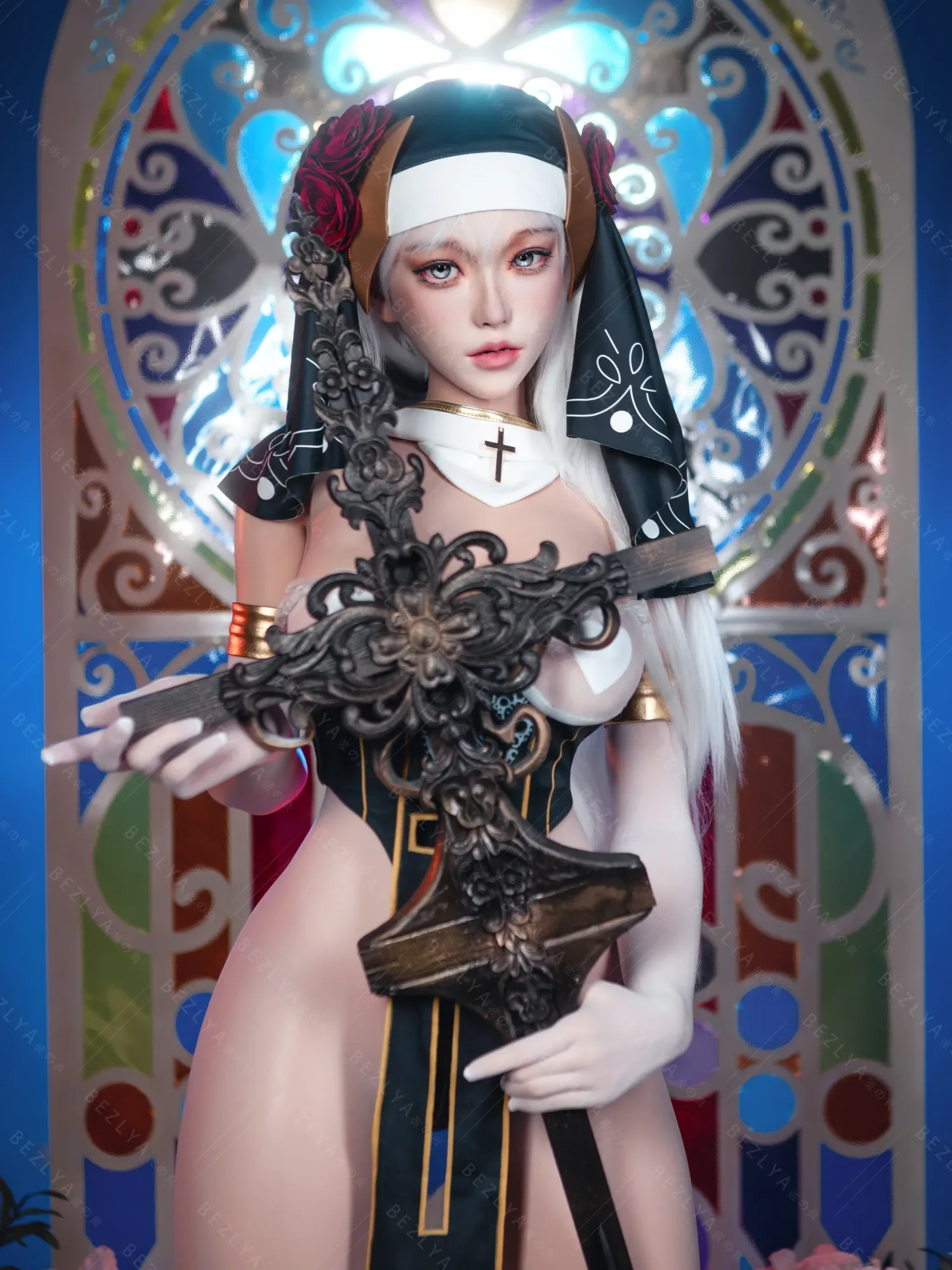 F5934-155Mcm(5.1ft)-38kg 2.2cf E Cup Mini ROS Silicone Japanese Mini Sex Doll Anime ｜AITIA Doll view 6