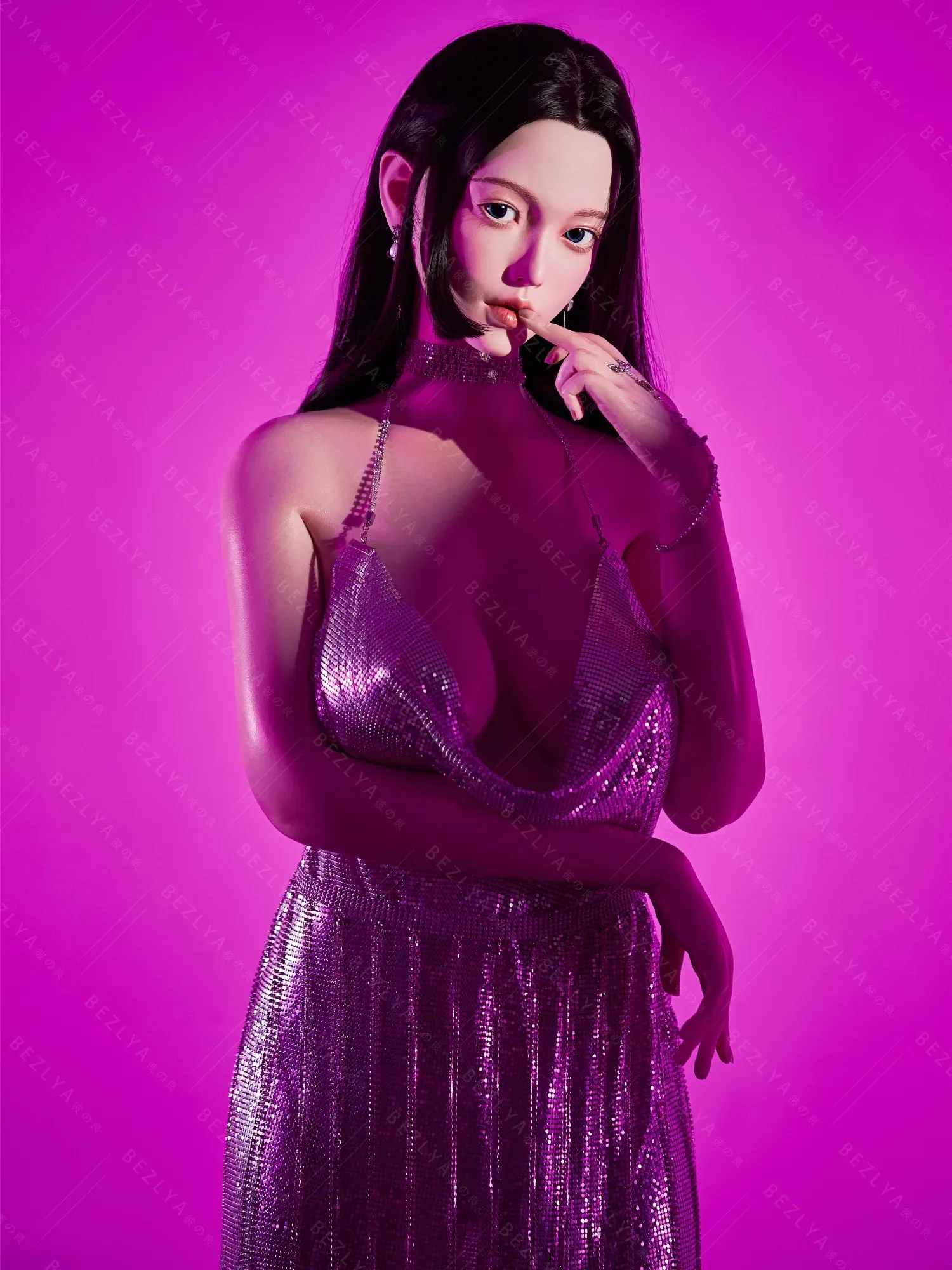 F7136-163cm(5.4ft)-37kg 2.2cf E Cup Mini Japanese Silicone Celebrity Anime Sex Doll Life Size｜AITIA Doll view 6