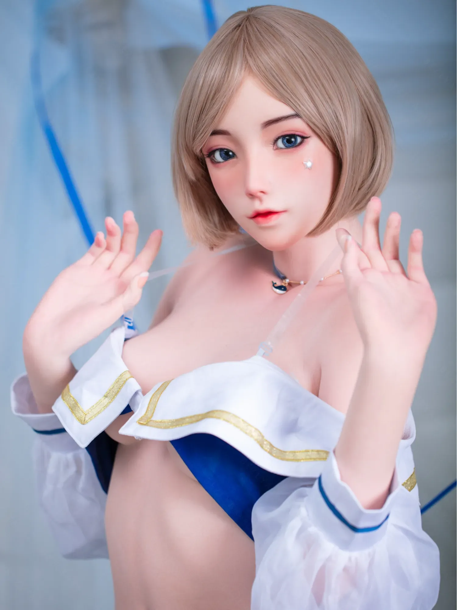 F4763-160cm(5.3ft)-34kg 2.1 B Cup Mini Asian Real Silicone Chinese Sex Doll｜Bezlya Doll view 1