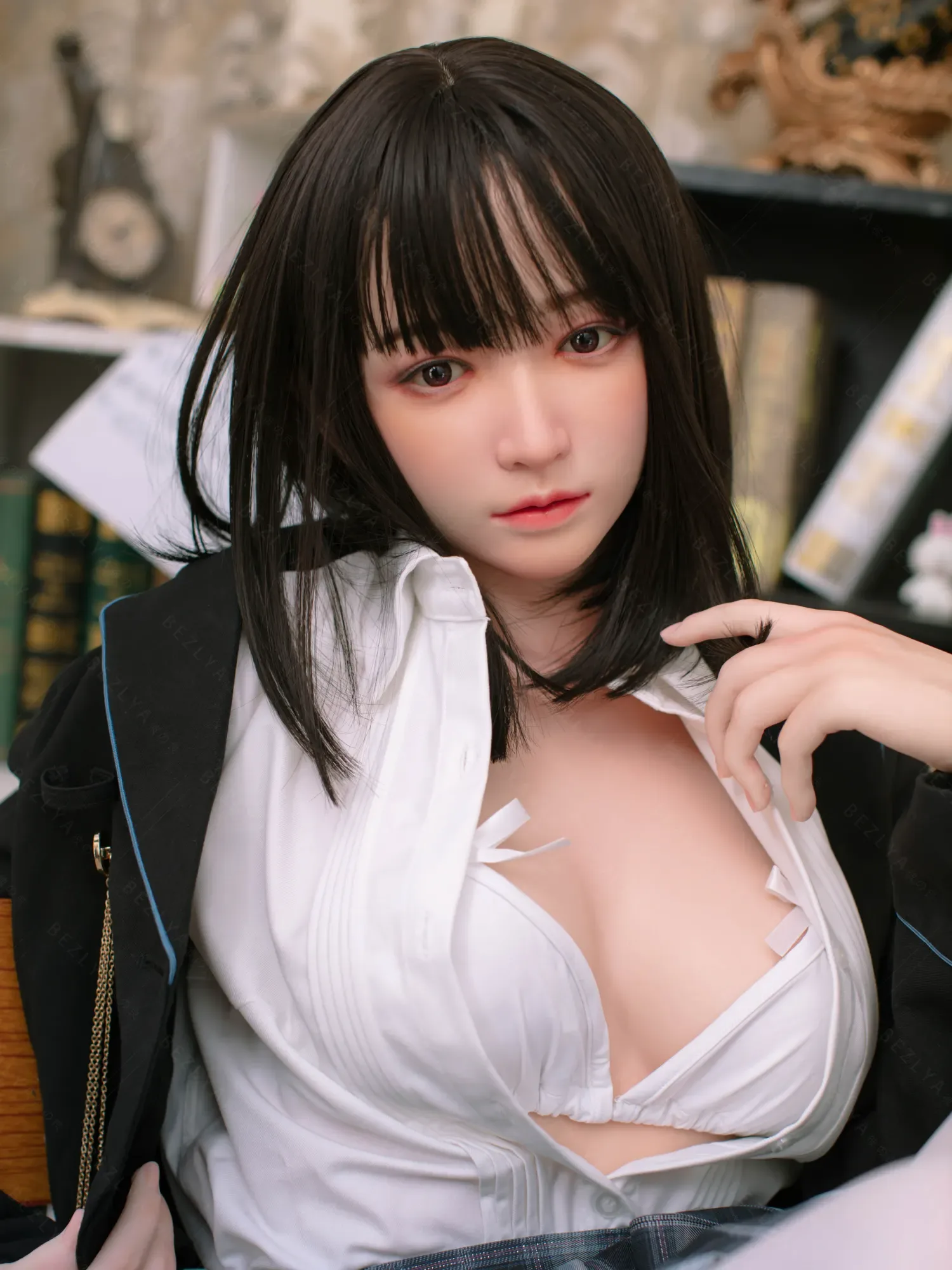 F4704-160cm(5.3ft)-34kg 2.1 B Cup Mini Asian Real Chinese Silicone Sex Doll｜Bezlya Doll view 1