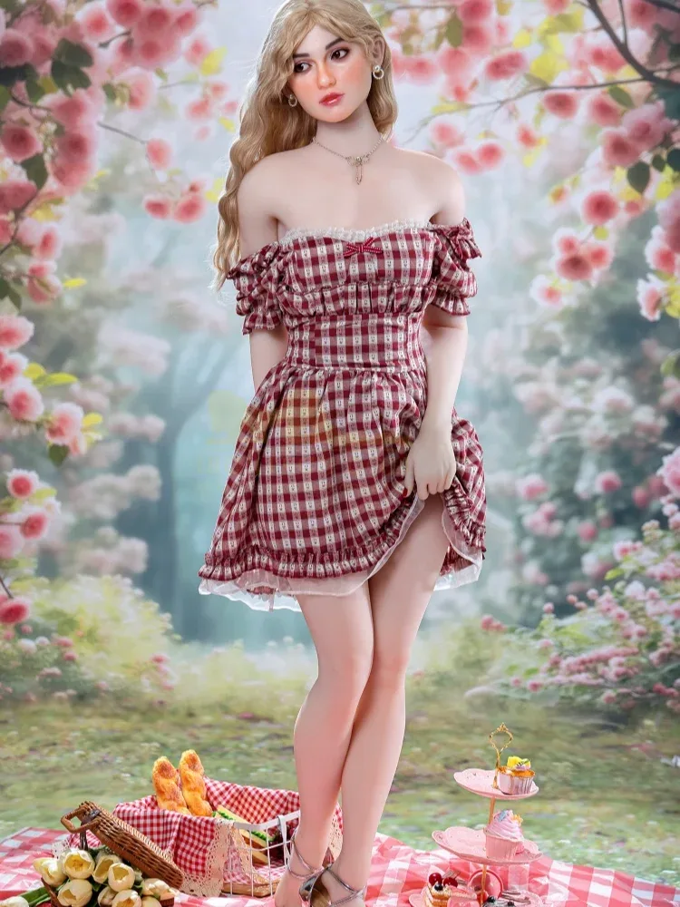 F2356-162cm(5.3ft)\/42.5kg A Cup Human Skin Texture Silicone Head TPE Sex Doll｜Irontech Doll view 8