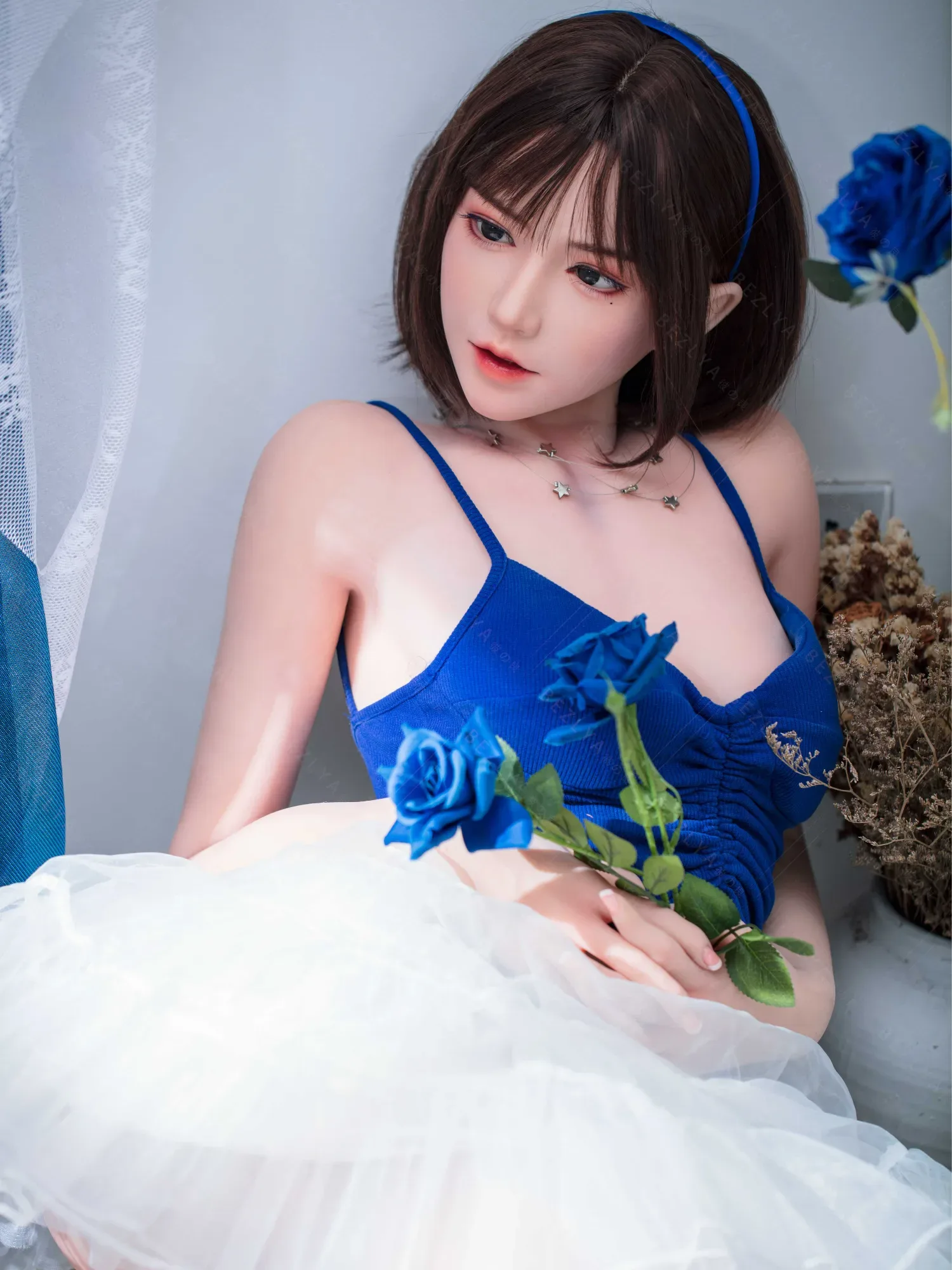 F4773-155Rcm(5.1ft)-37kg 2.0 A Cup Robot Silicone Head Adult Asian Chinese Sex Doll｜Bezlya Doll view 8