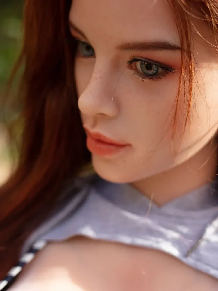 F1592-172cm\/5ft6 F Cup Redhead Full Body Silicone Female Sex Doll|Starpery Doll view 6