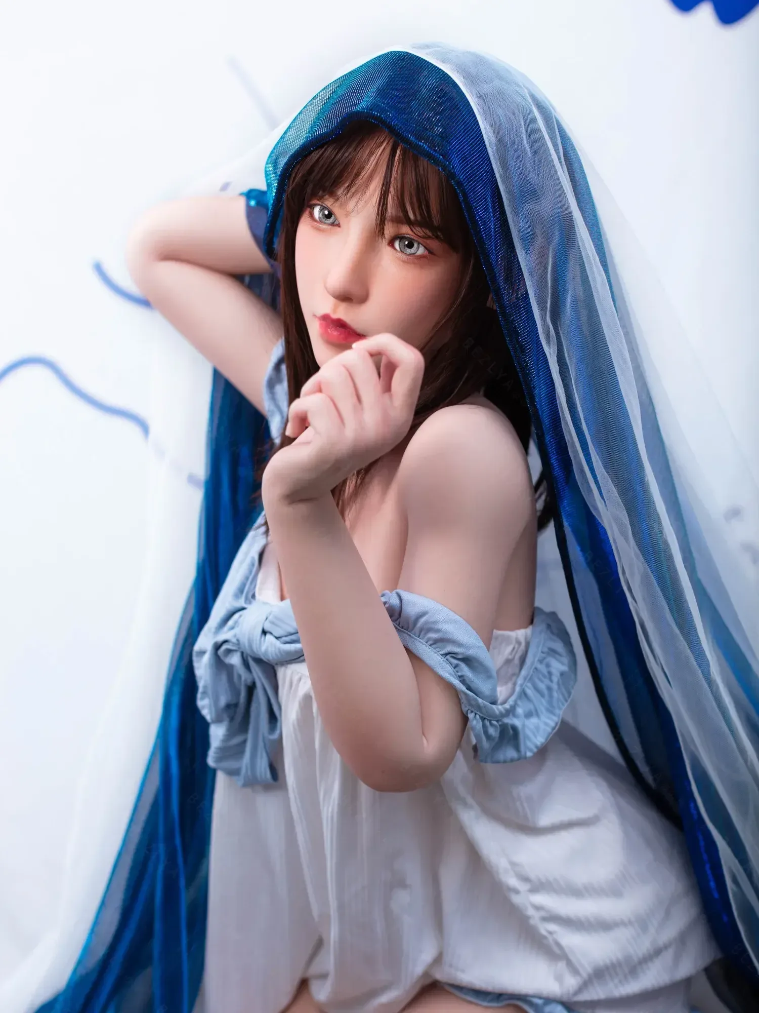F4748-150cm(5.3ft)-34kg 2.1 A Cup Asian Real Silicone Chinese Teen Sex Doll Sex Doll|Bezlya Doll view 5