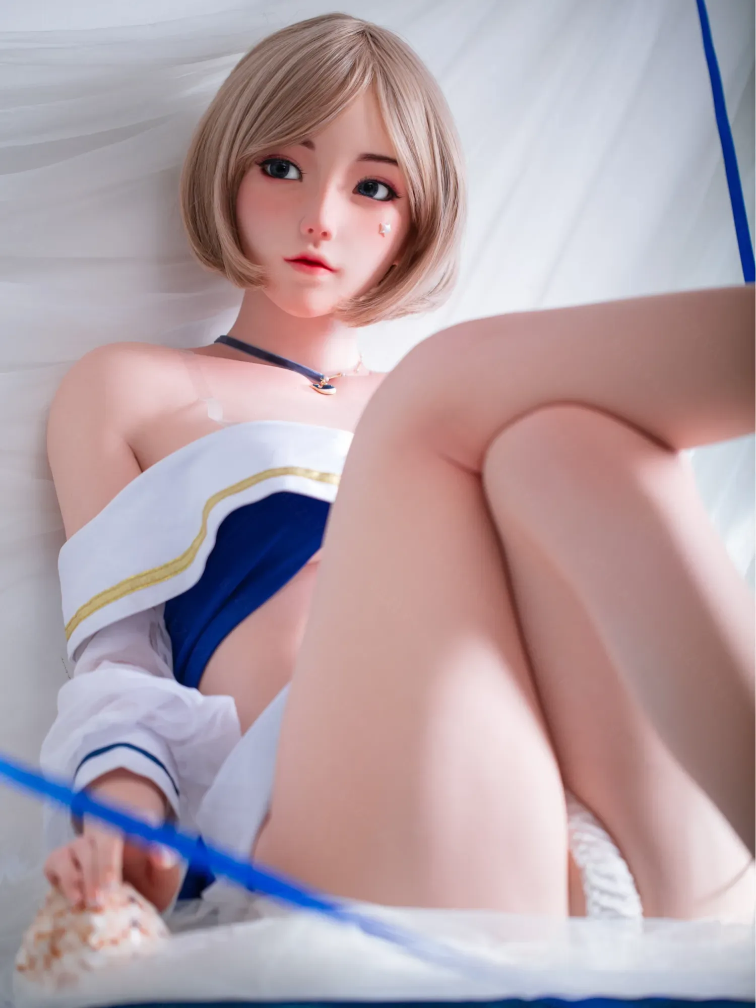 F4763-160cm(5.3ft)-34kg 2.1 B Cup Mini Asian Real Silicone Chinese Sex Doll｜Bezlya Doll view 6