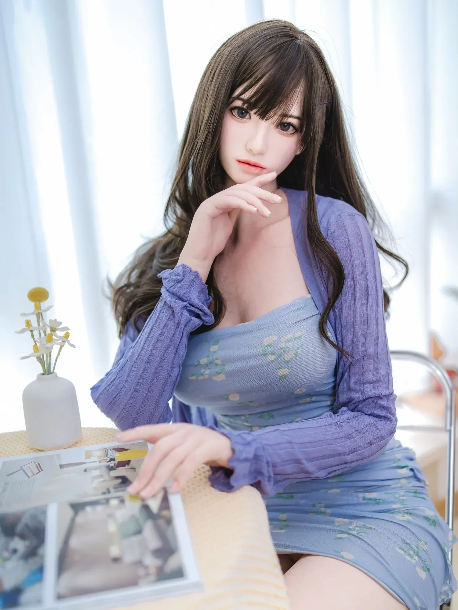 F4805-162cm(5.4ft)-39.5kg 2.2u B Cup Asian Sex Doll of Premium Japanese Sex Doll with 3 Love Holes ｜AITIA Doll view 6