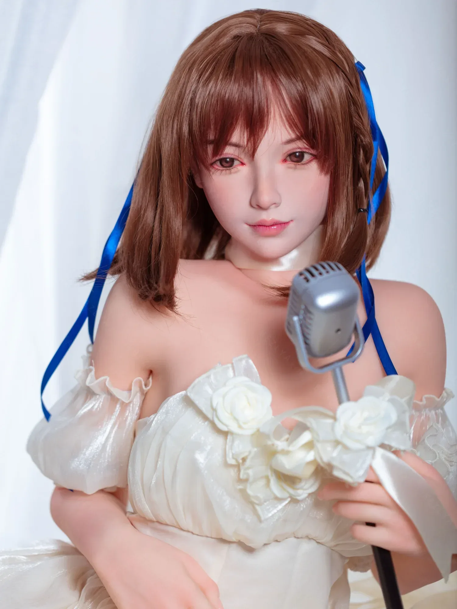 F4752-155Rcm(5.1ft)-37kg 2.0 A Cup Robot Silicone flat chest Asian Chinese Sex Doll｜Bezlya Doll view 8