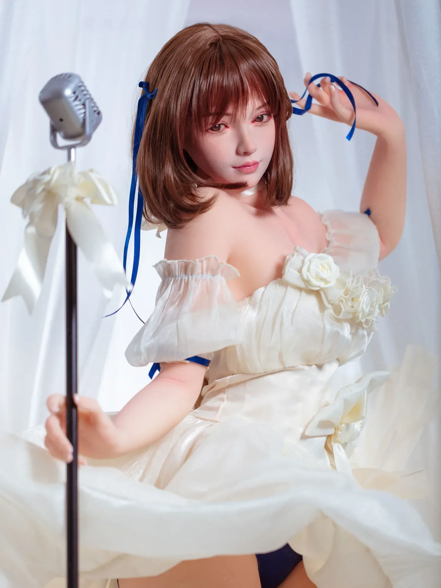 F4752-155Rcm(5.1ft)-37kg 2.0 A Cup Robot Silicone flat chest Asian Chinese Sex Doll｜Bezlya Doll view 9