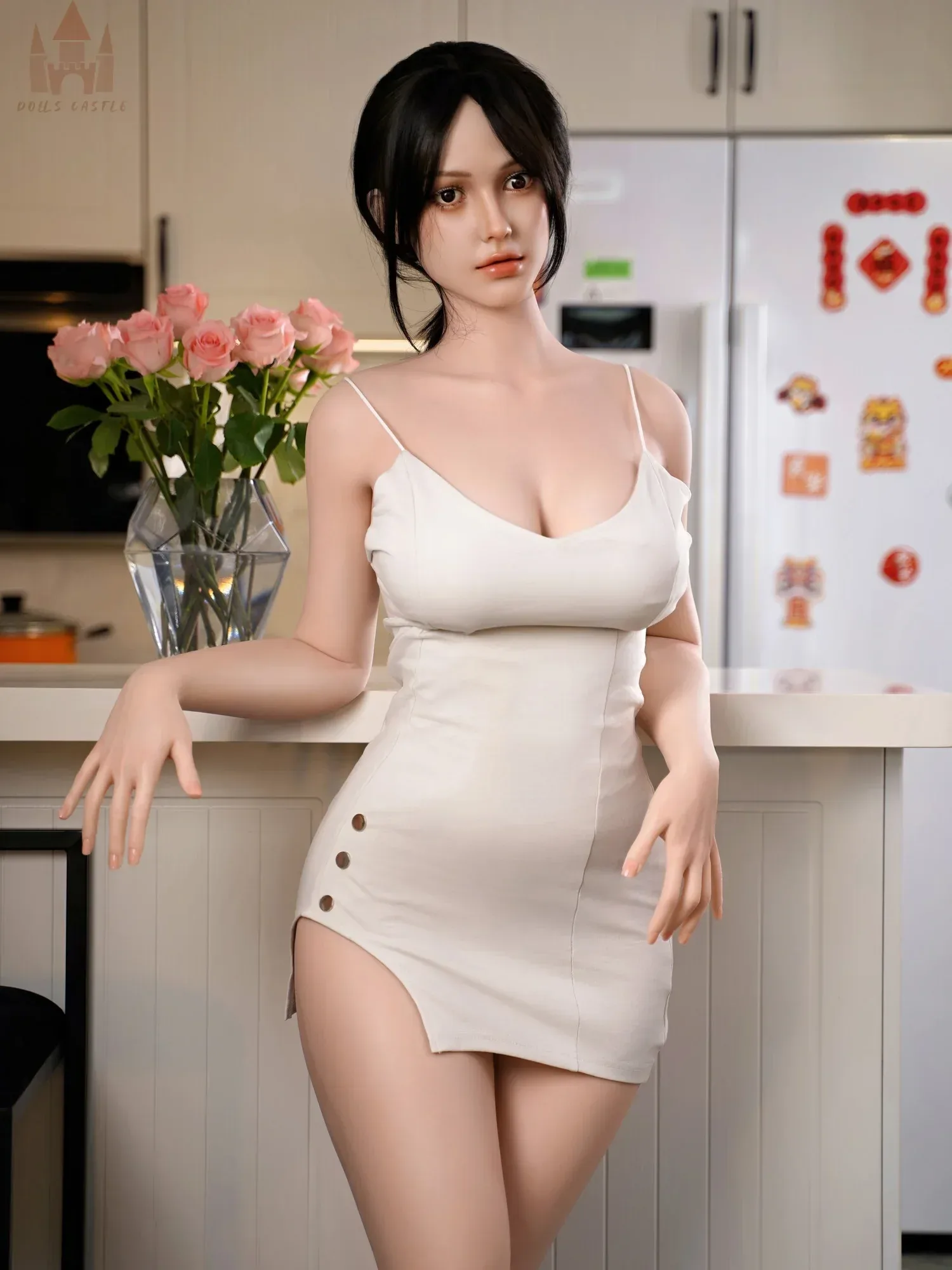 F5699-163cm\/5ft4-33kg E Cup Silicone Sexual  Pornstar Sex Doll｜Doll Castle view 9