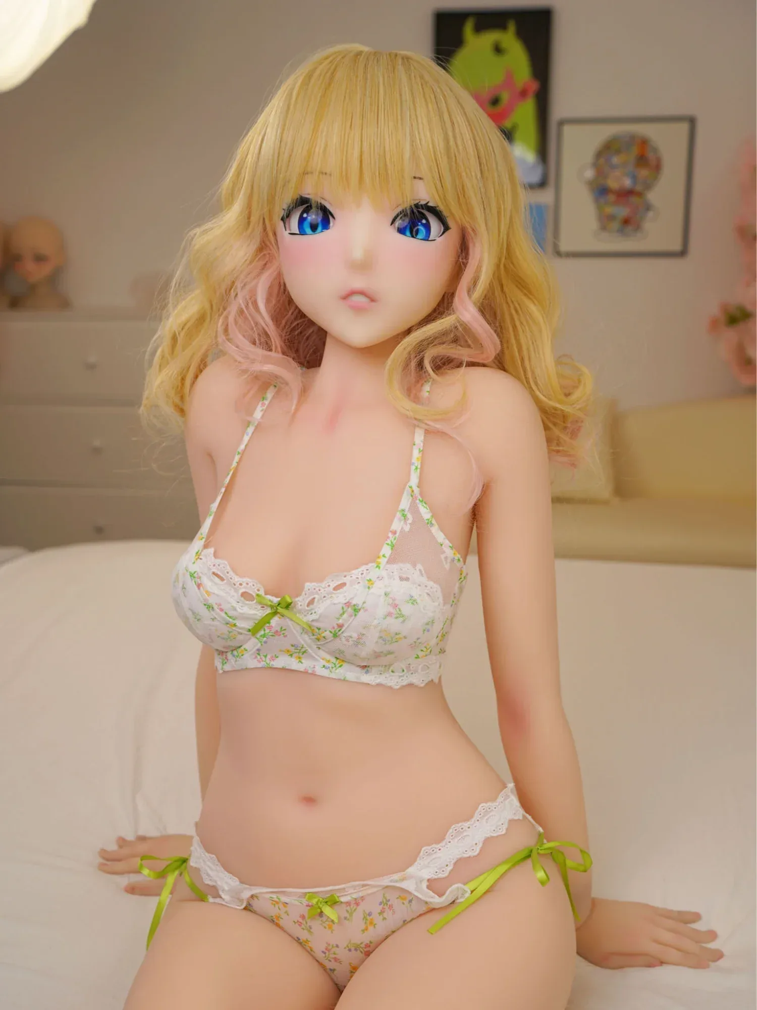 F9235-150cm(4ft11)-32.5kg Komachi B Cup S-TPE Animes Gel filled Hentai Life Sized Sex Dolls | IROKEBIJIN Doll