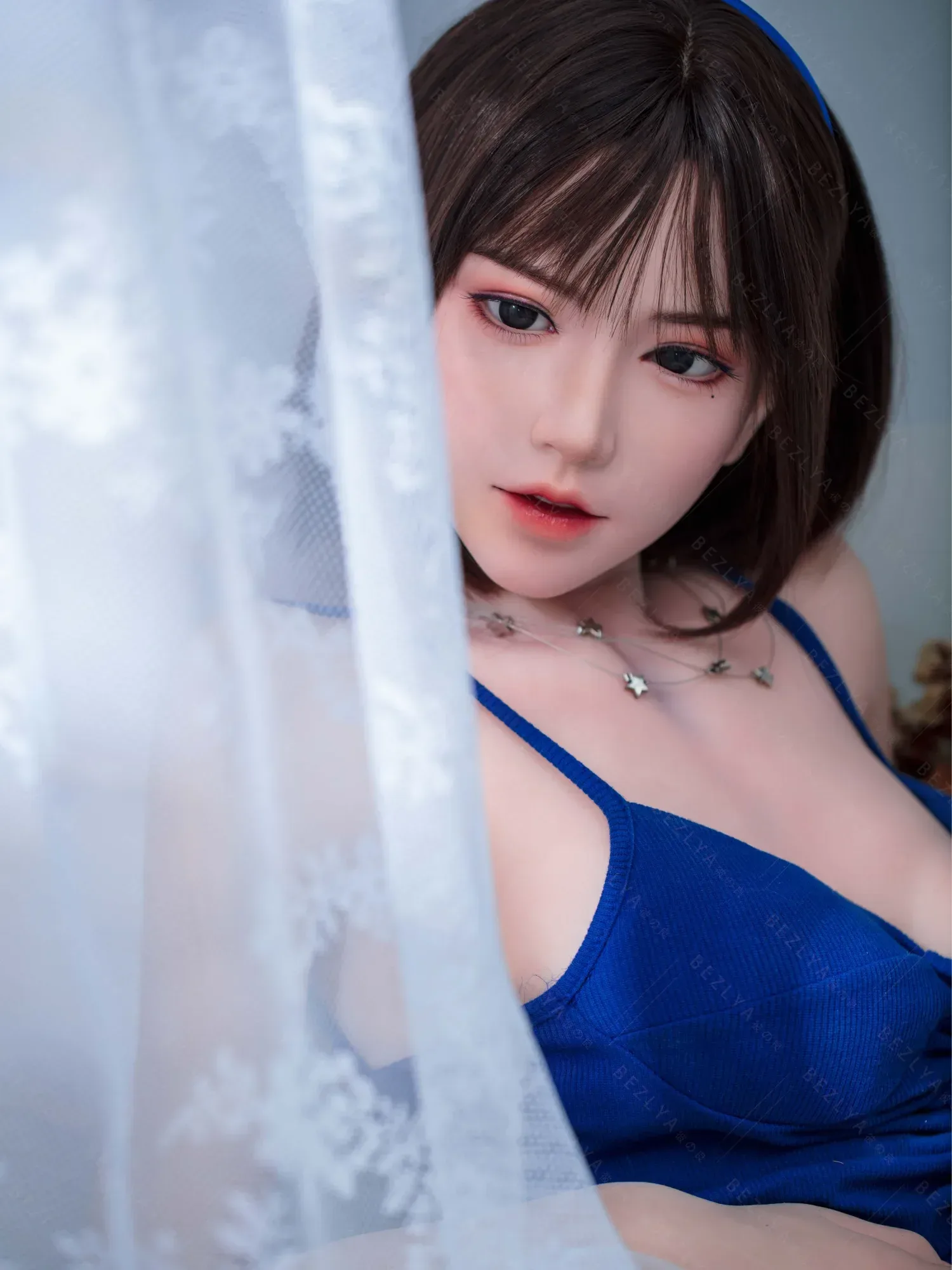 F4773-155Rcm(5.1ft)-37kg 2.0 A Cup Robot Silicone Head Adult Asian Chinese Sex Doll｜Bezlya Doll view 7