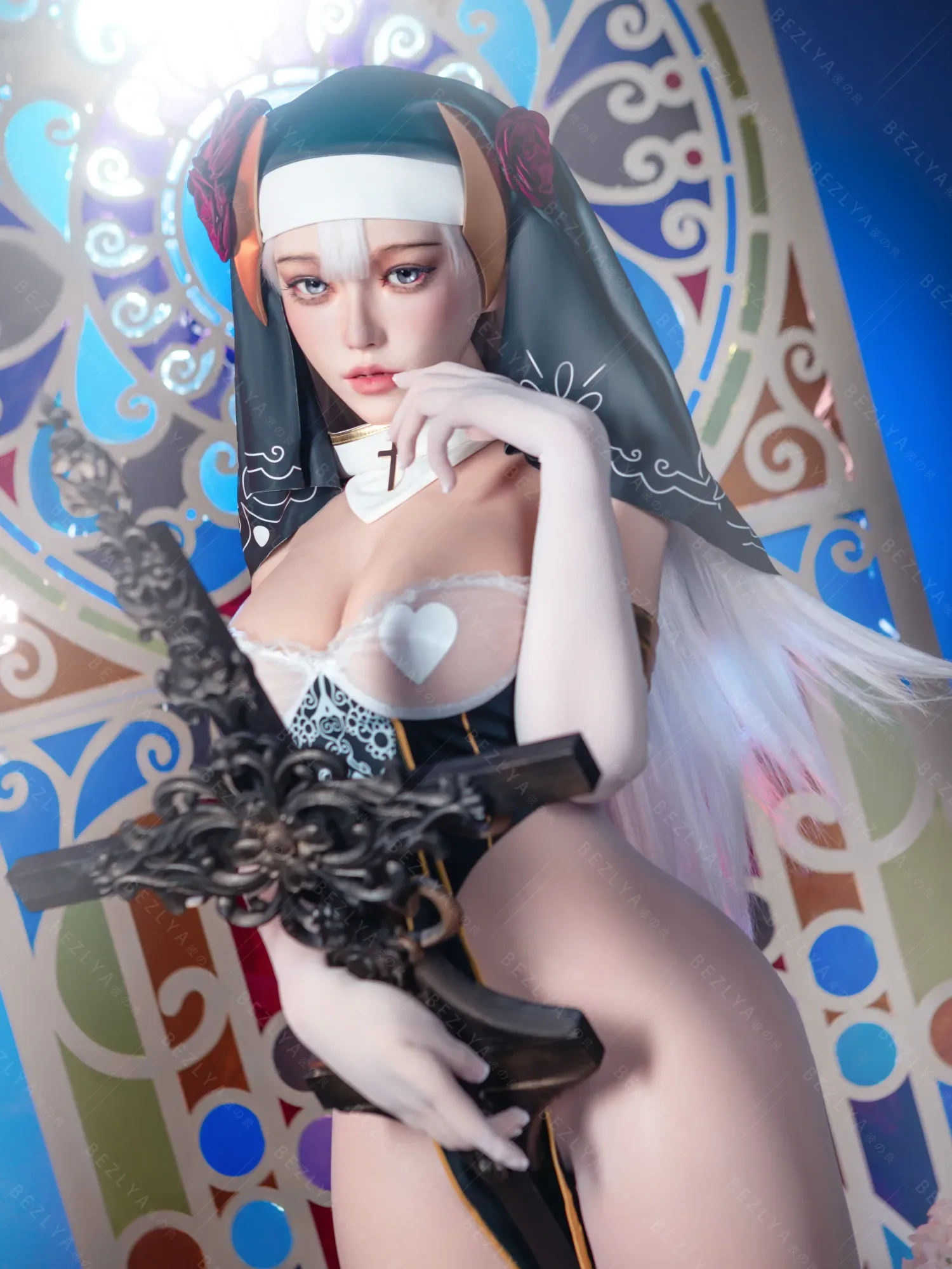F5934-155Mcm(5.1ft)-38kg 2.2cf E Cup Mini ROS Silicone Japanese Mini Sex Doll Anime ｜AITIA Doll view 8