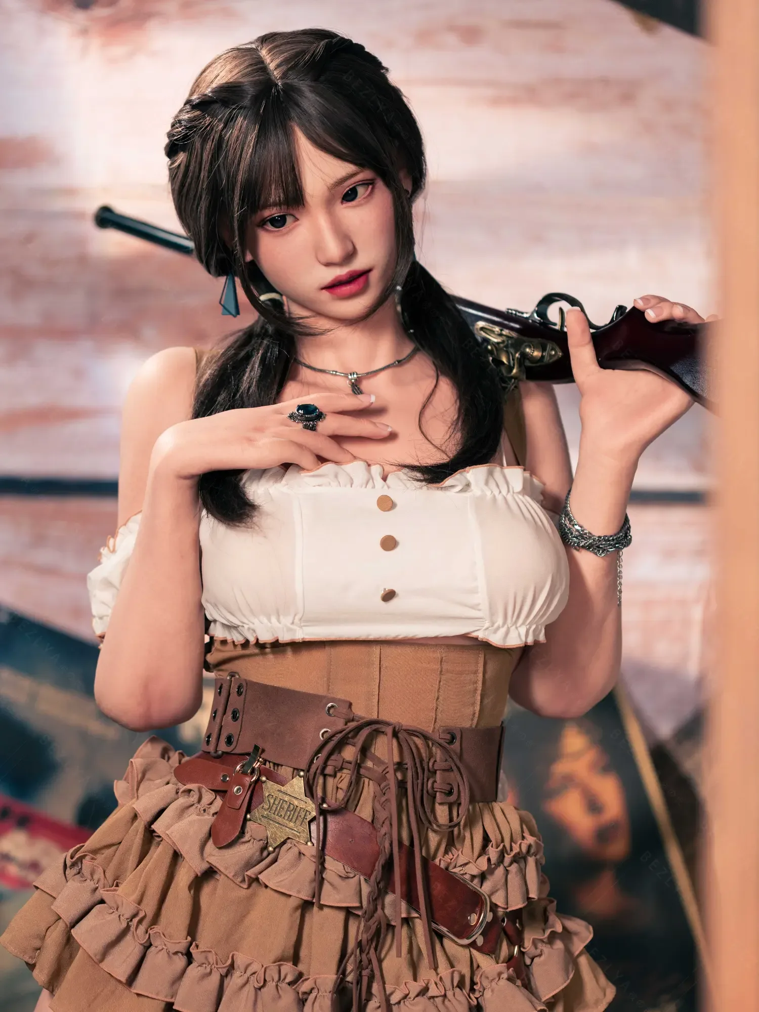 F4806-162cm(5.4ft)-39.5kg 2.2u B Cup Asian Real ROS Silicone Chinese Sex Doll｜AITIA Doll view 12