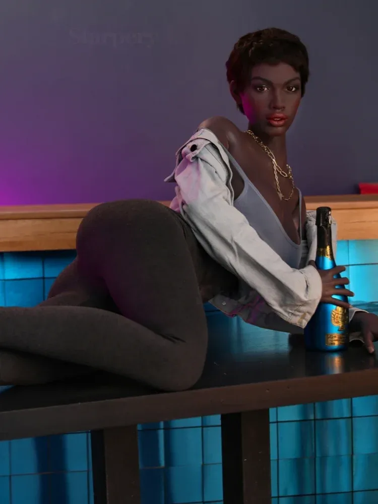 F532-174cm Black G Cup Silicone Sex Doll｜Starpery Doll view 6