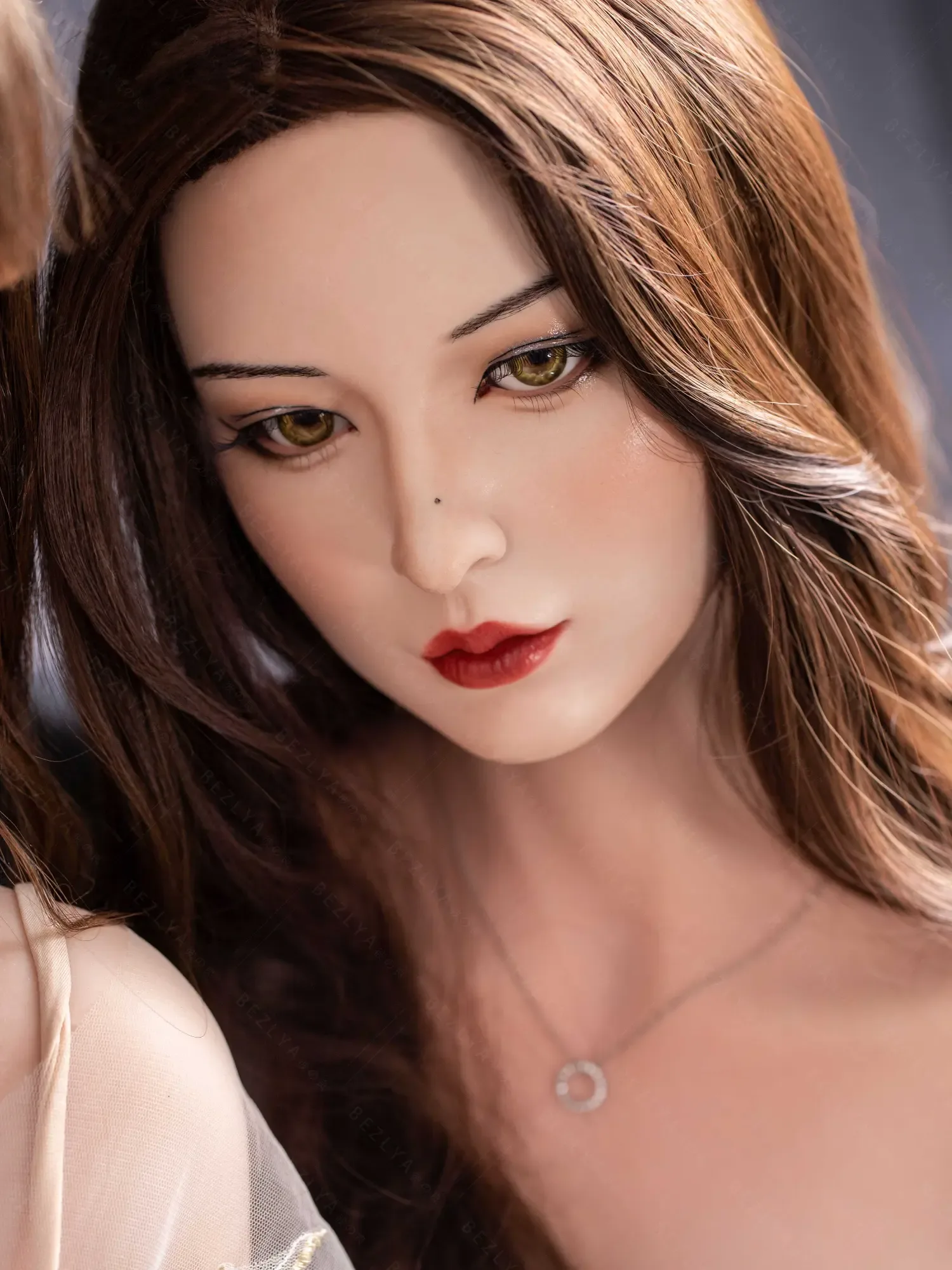F4737-160cm(5.3ft)-34kg 2.0 B Cup Robot Silicone Head Adult Asian Chinese Sex Doll｜Bezlya Doll view 2