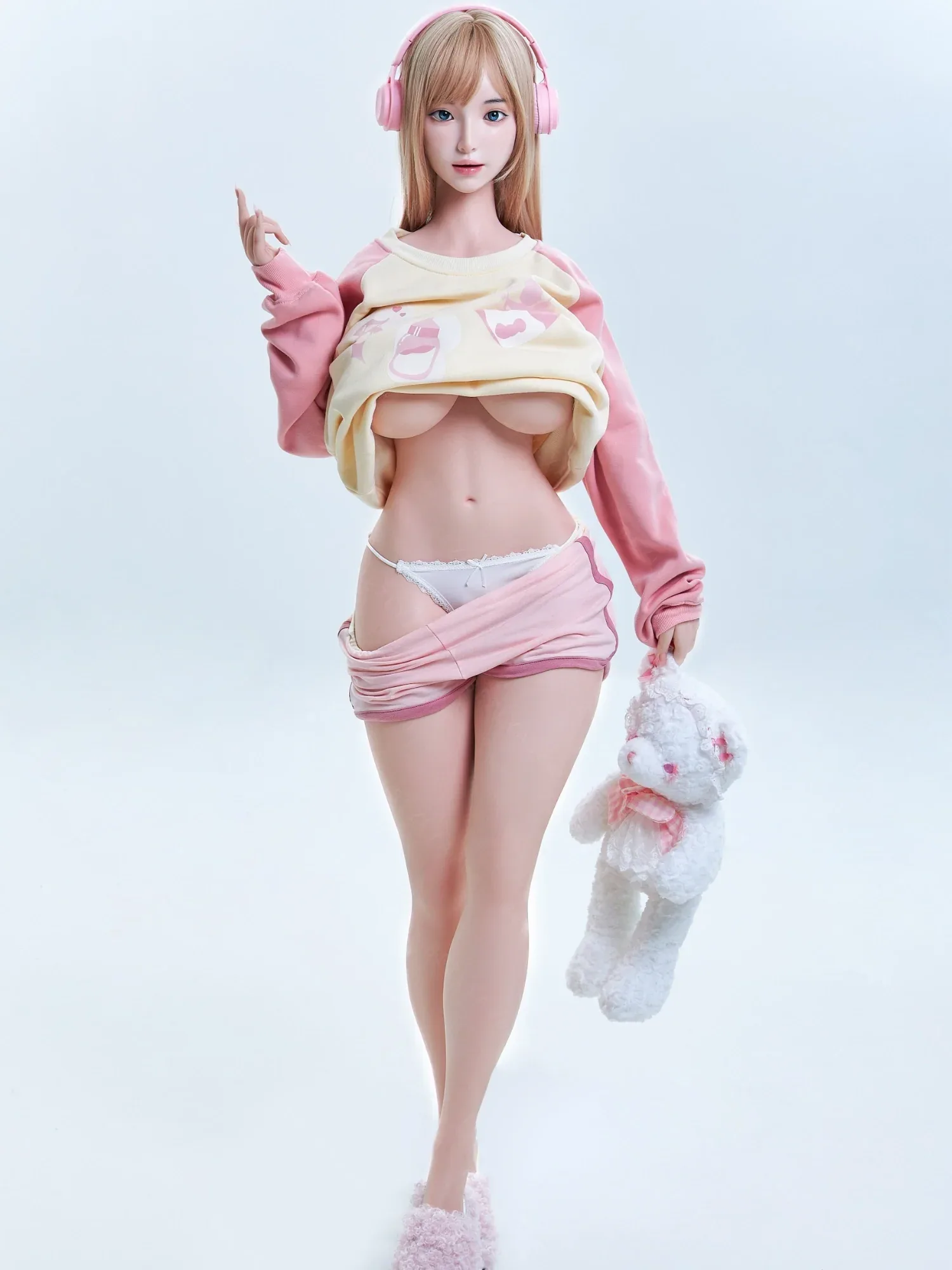 F7112-161cm(5.28ft)-32.8kg 2.1 I Cup Robot Silicone Head Adult Asian Sex Doll｜Bezlya Doll view 5