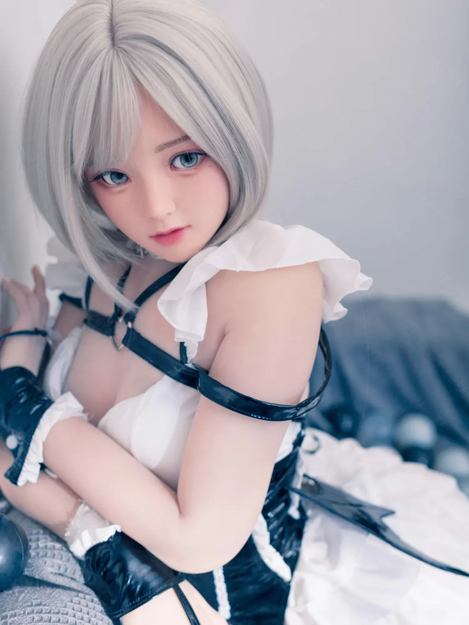 F4768-155Rcm(5.1ft)-37kg 2.0 A Cup Robot Silicone Head Adult Asian Chinese Sex Doll｜Bezlya Doll view 6