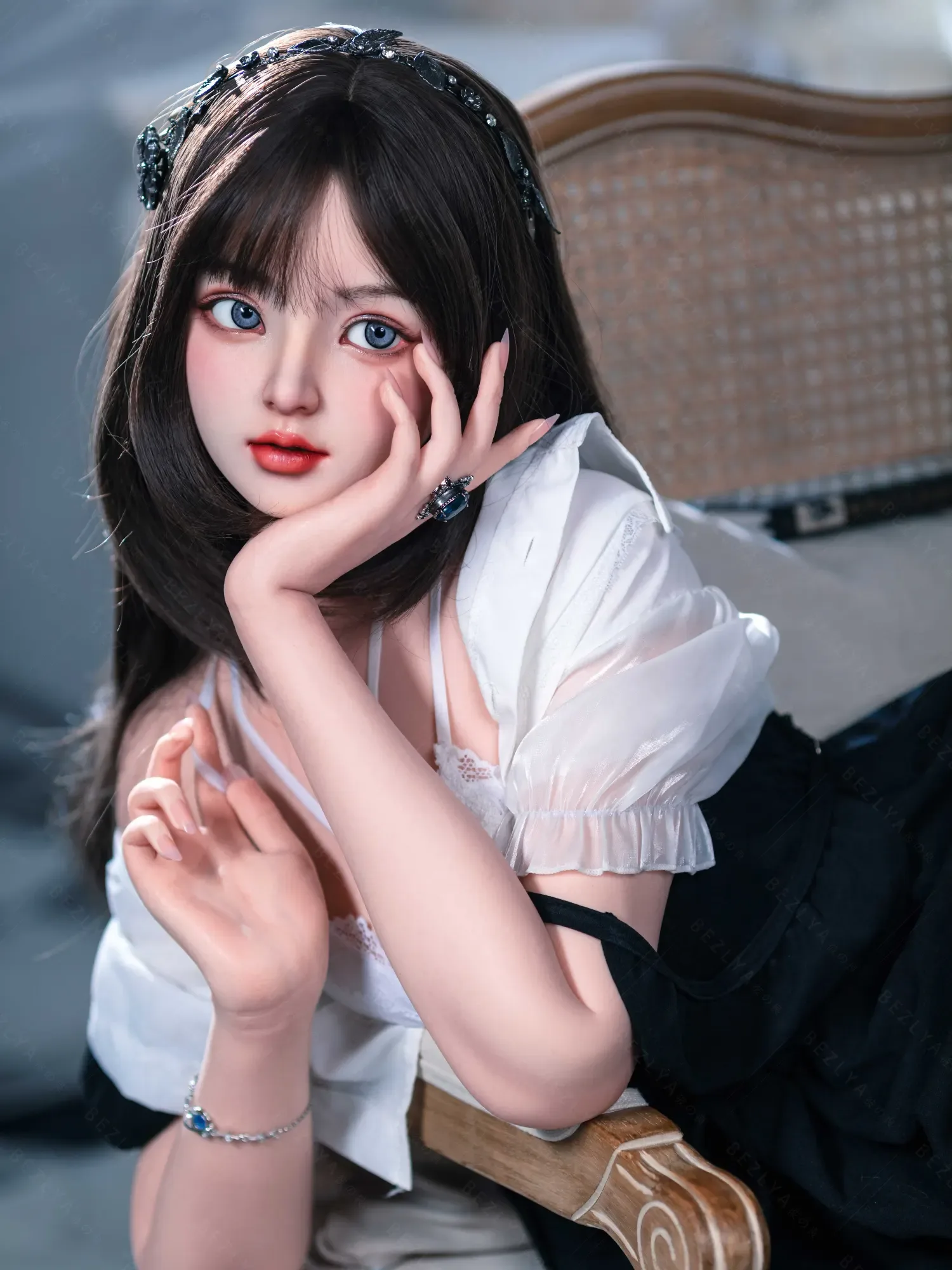 F4794-155Rcm(5.1ft)-32.5kg 2.1 A Cup Asian Real Silicone Chinese Sex Doll｜Bezlya Doll view 9