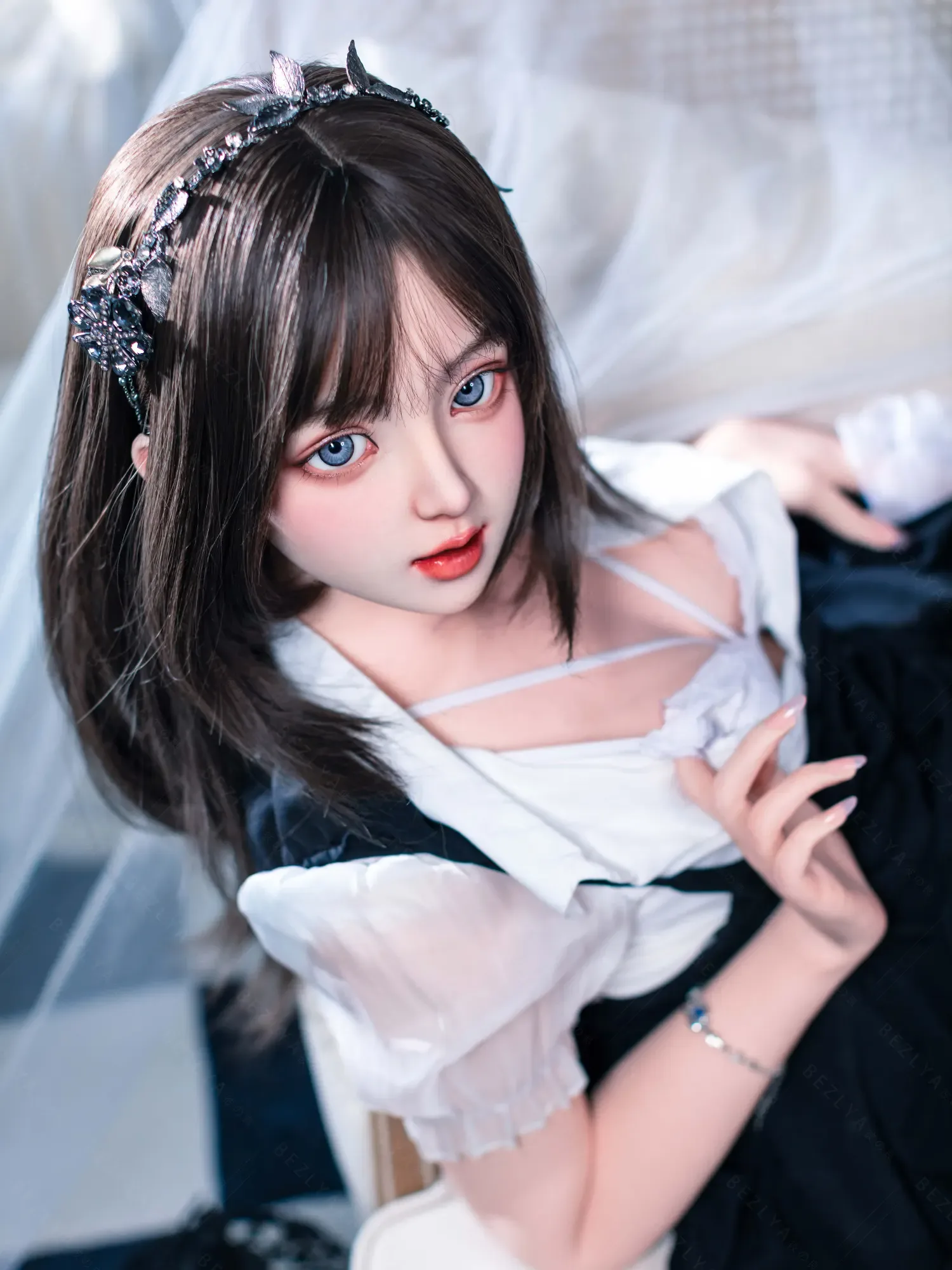 F4794-155Rcm(5.1ft)-32.5kg 2.1 A Cup Asian Real Silicone Chinese Sex Doll｜Bezlya Doll view 6
