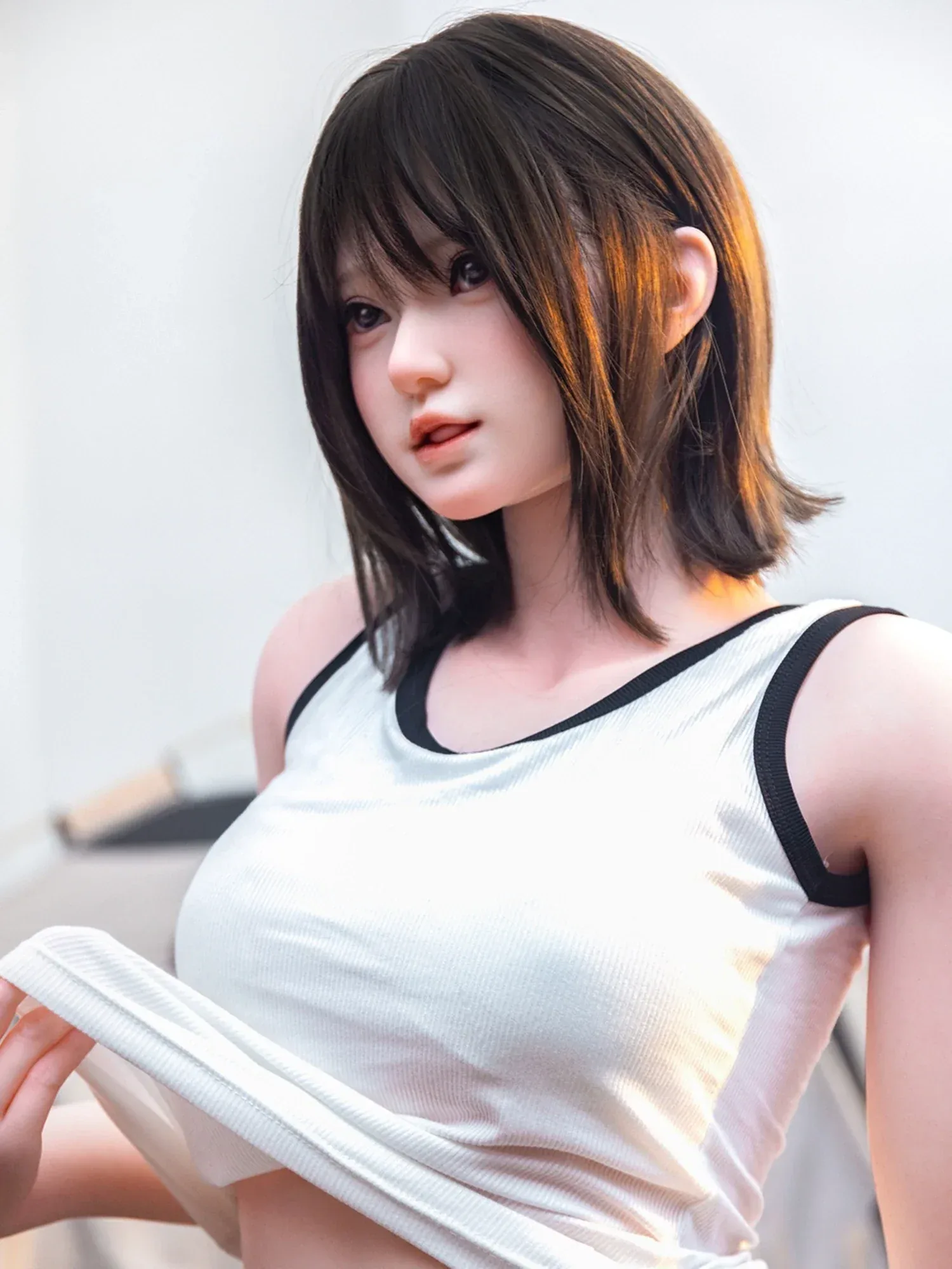 F5787—161cm\/5ft3-36.5kg A Cup Silicone Asian  Sex Doll  | Firefly Diary view 5