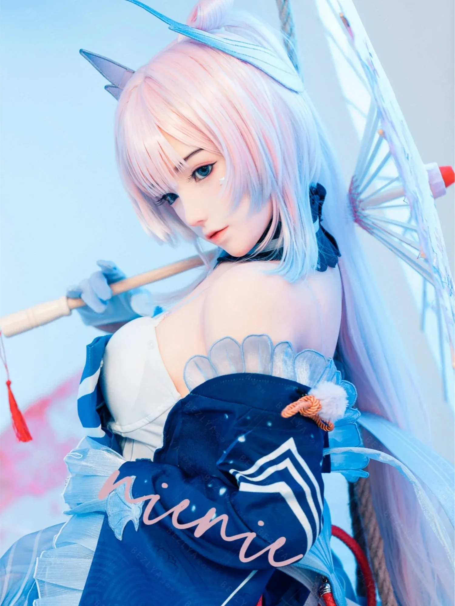 F7126-155Rcm(5.1ft)-37kg 2.0 A Cup Robot Silicone Head Adult Asian Chinese Sex Doll｜Bezlya Doll view 10