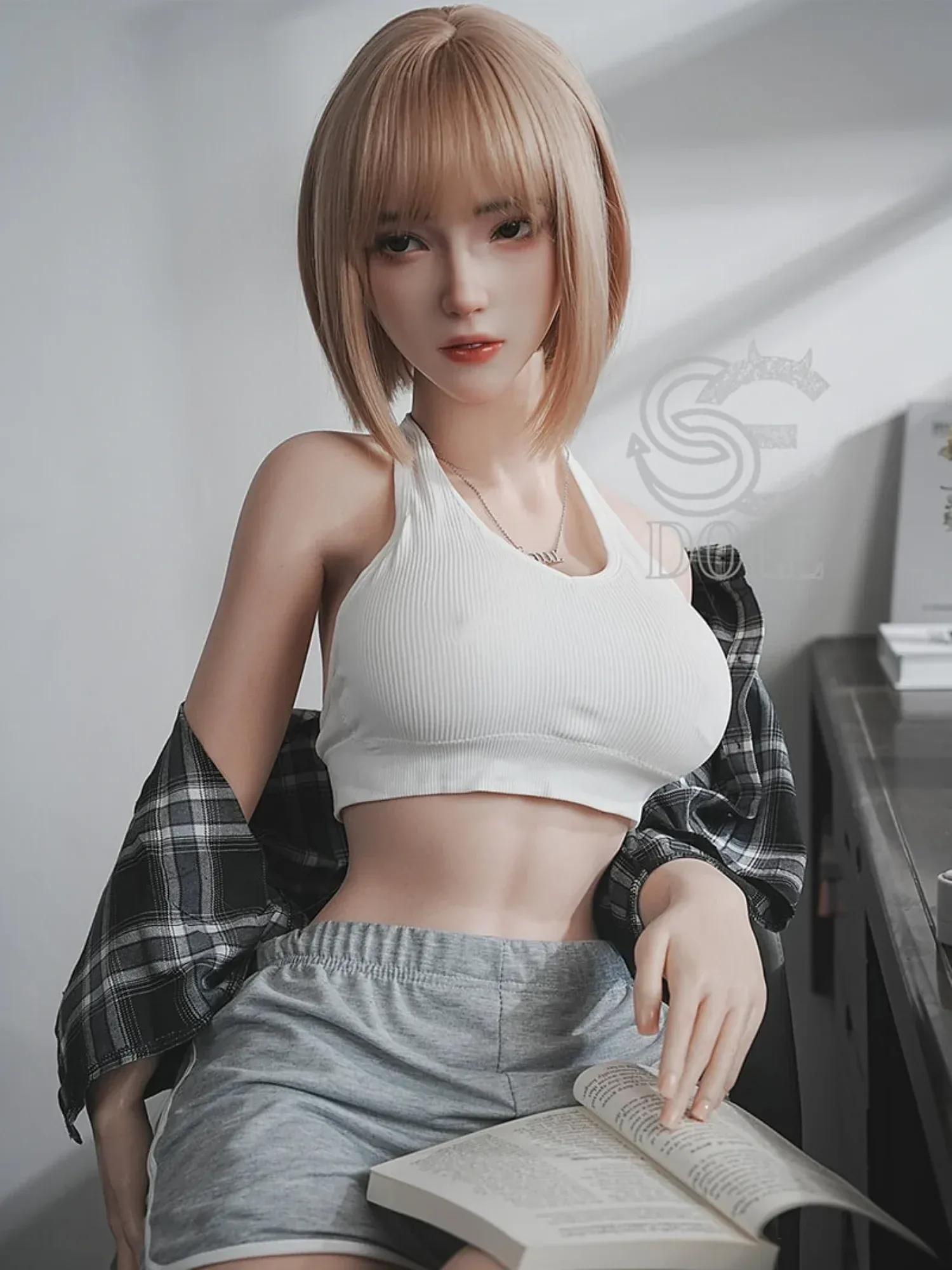 F4528-161cm(5.3ft)-34kg Bridget.A E Cup Large Breast Skinny Asian Medium butt Real Silicone Love Doll｜SE Doll view 3