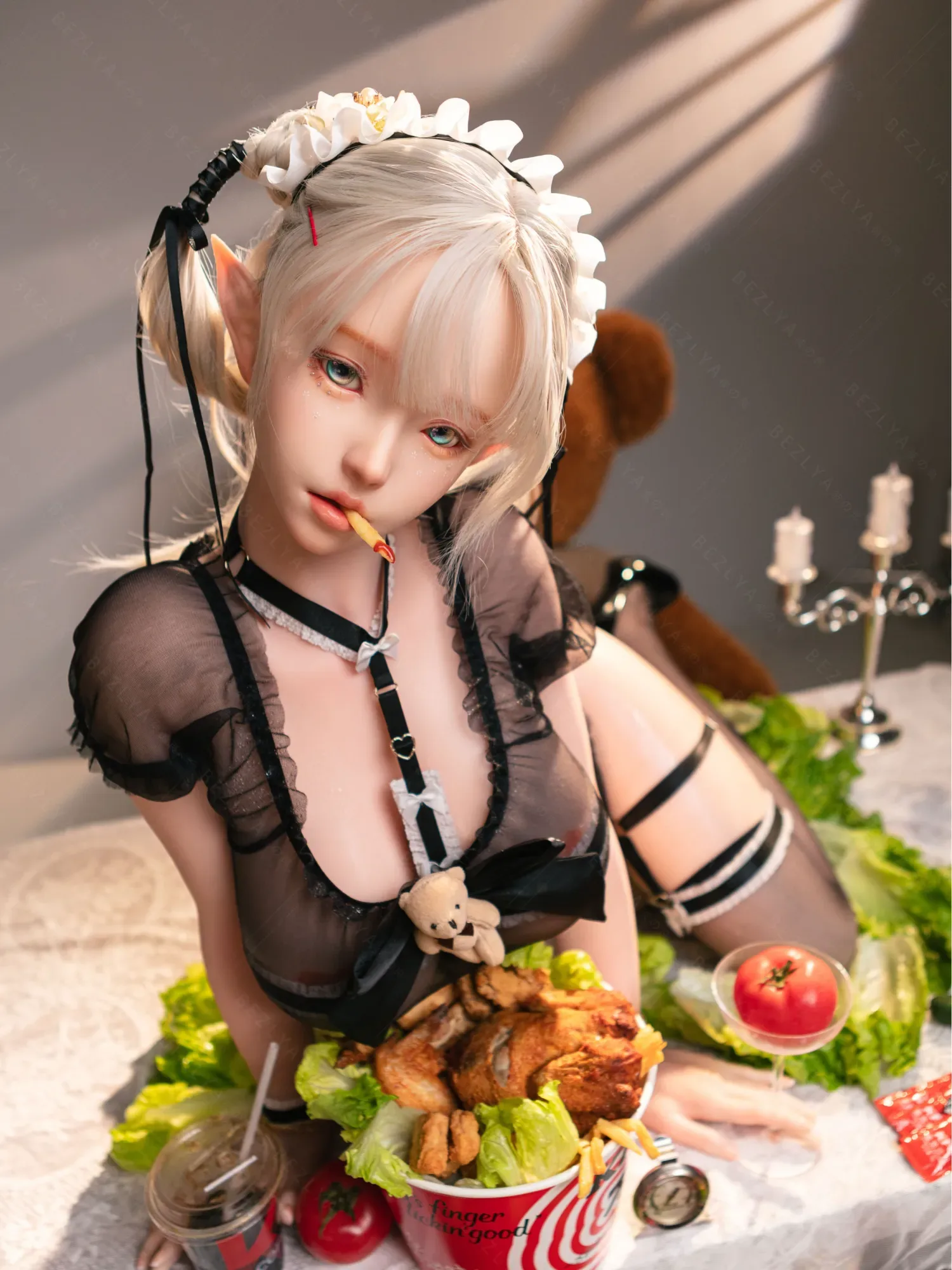F5932-155Mcm(5.1ft)-40kg 2.0 G Cup Asian Anime Silicone Head Chinese Huge Breast Sex Doll｜Bezlya Doll view 3