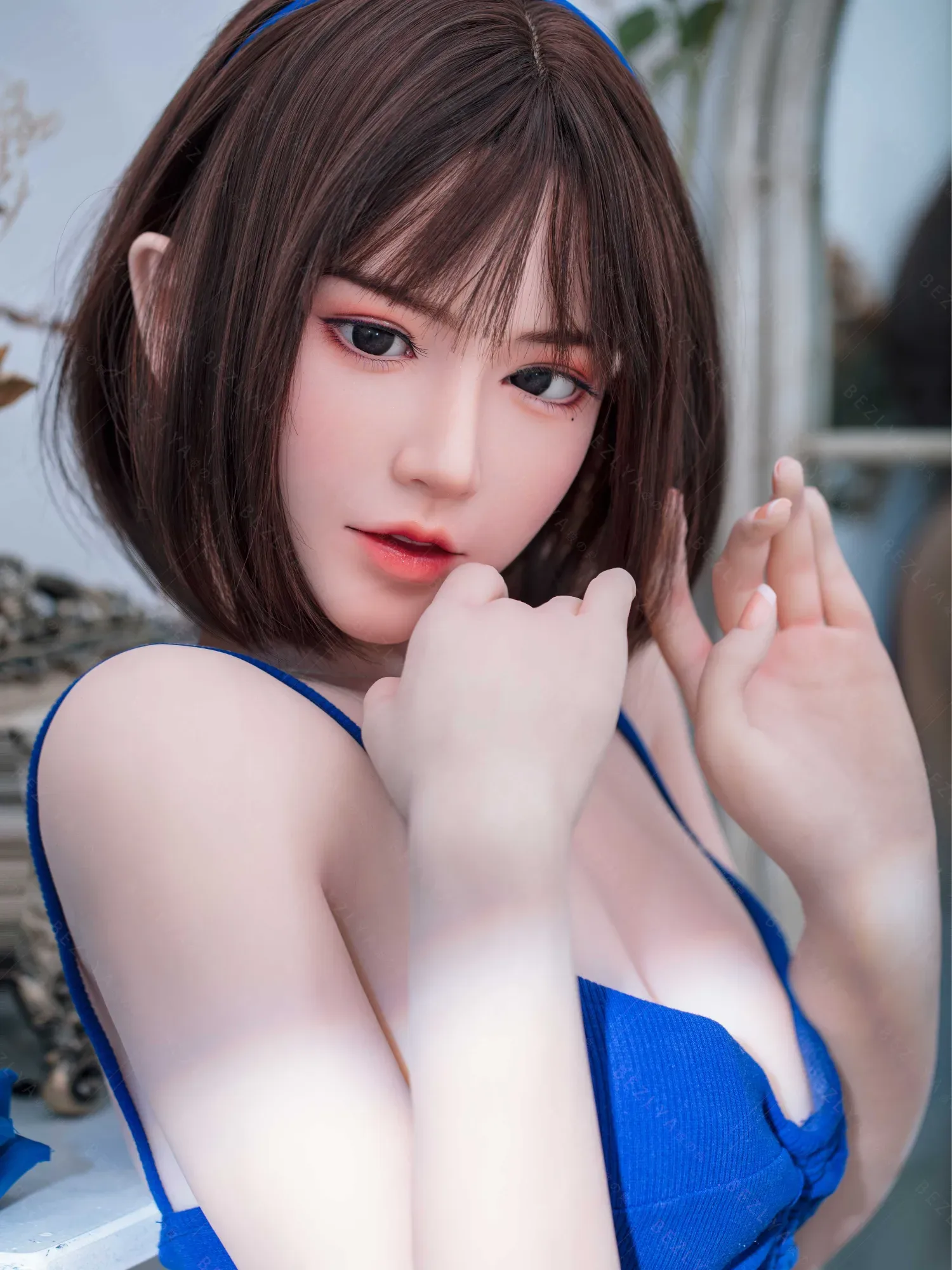 F4773-155Rcm(5.1ft)-37kg 2.0 A Cup Robot Silicone Head Adult Asian Chinese Sex Doll｜Bezlya Doll view 3