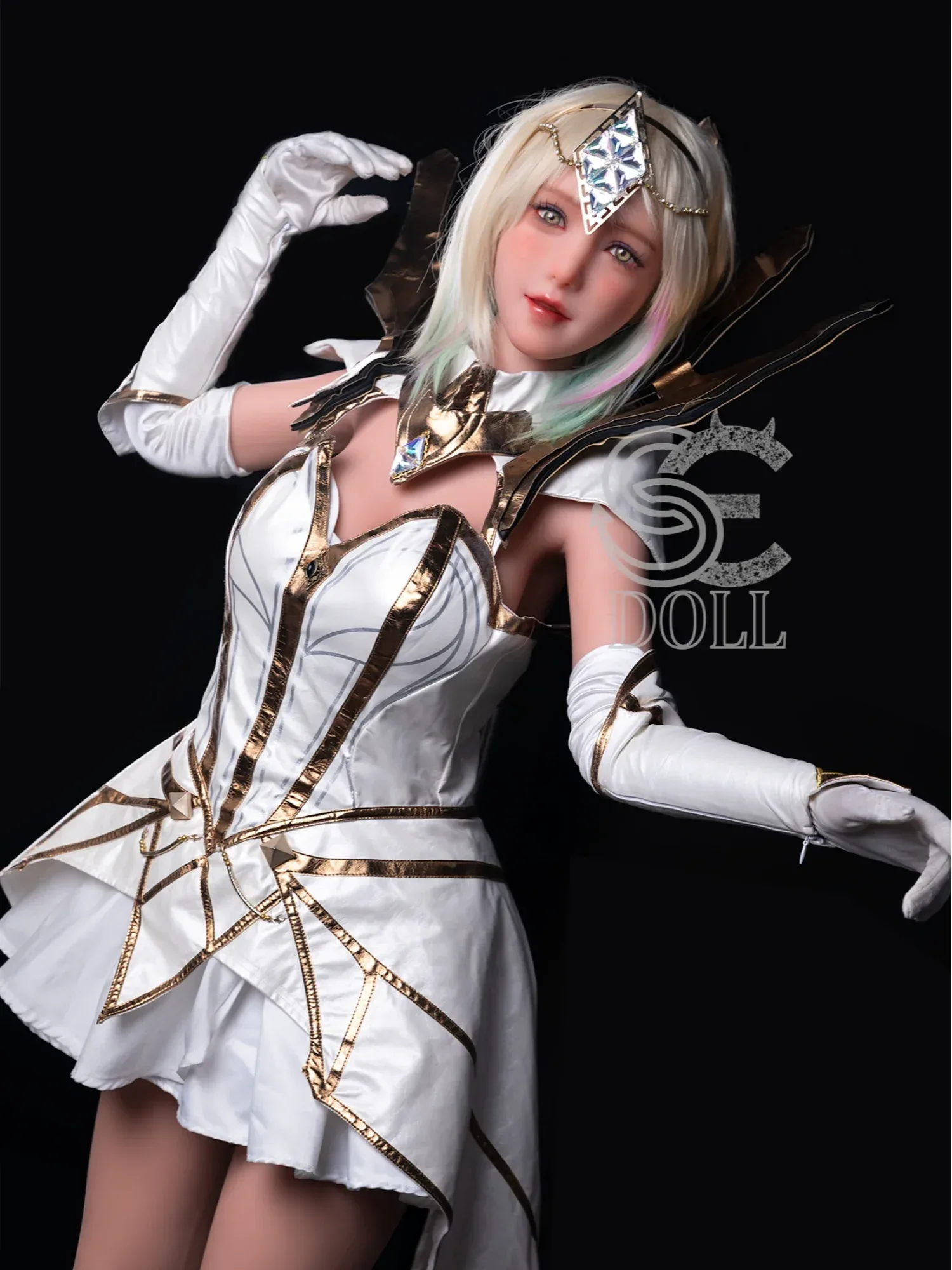 F3711-161cm(5.3ft)-35kg Angie F Cup TPE Sexy Asian Anime Fantasy Blonde Fairy Woman Love Doll｜SE Doll view 8