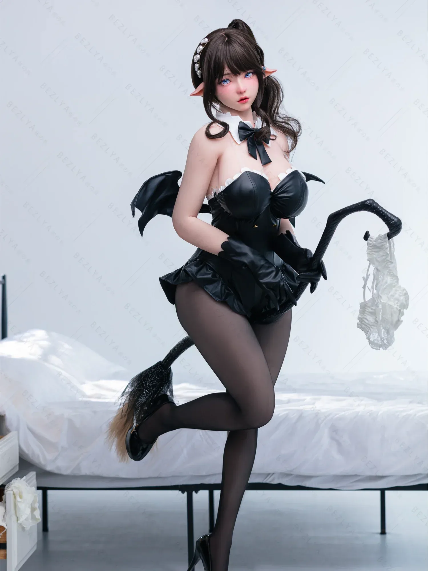F9381-155Mcm(5.1ft)-40kg 2.0+ G Cup Mini Silicone Head Asian Chinese Fuck Dolls|Aitia Doll view 5