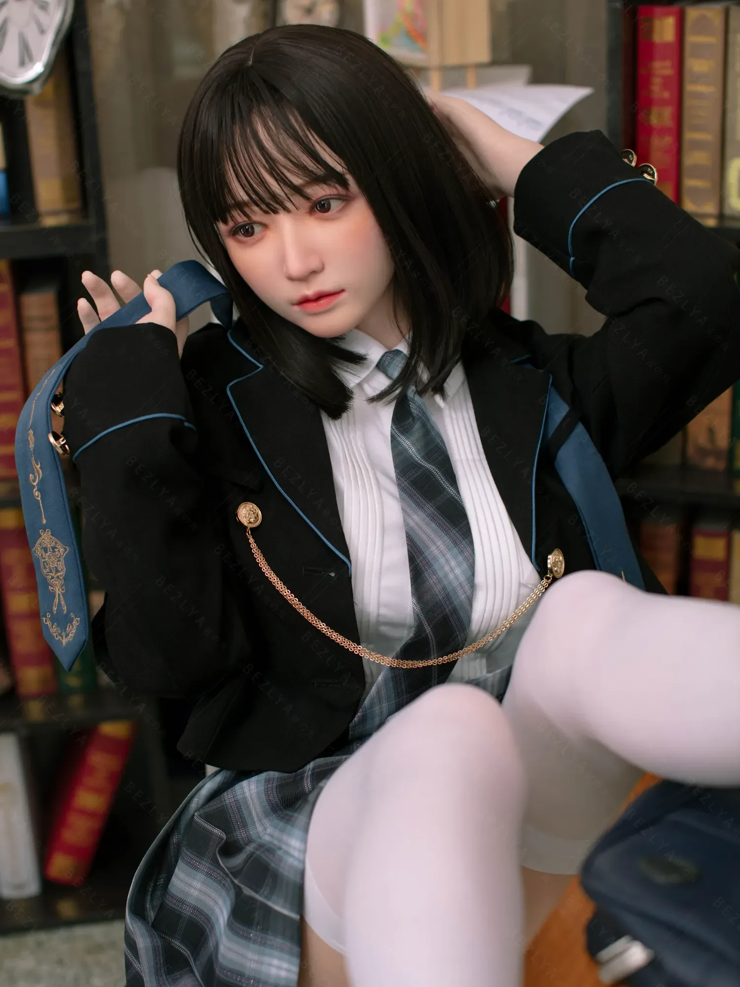 F4704-160cm(5.3ft)-34kg 2.1 B Cup Mini Asian Real Chinese Silicone Sex Doll｜Bezlya Doll view 12