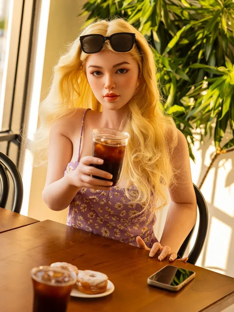 F5168k-169cm\/5ft5 Full Silicone Sex Doll Iris C Cup Stunning Blonde Beauty with Curvy Hips【IN Stock US】｜Starpery Doll view 3