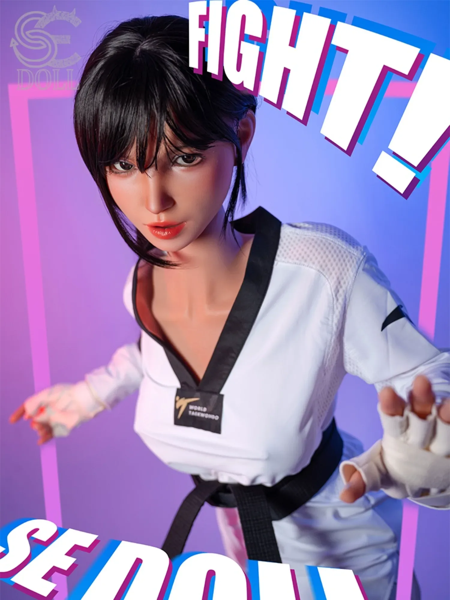 F5952-160cm(5ft2)-29kg C Cup Anime Taekwondo Medium butt Japanese Sex Doll | SE Doll