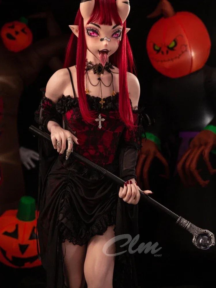 F2169-157cm(5.15ft)-35kg C Cup  Meru Fantasy Tiny Alien Silicone Hentai Furry Sex Doll丨Climax Doll Ultra view 6