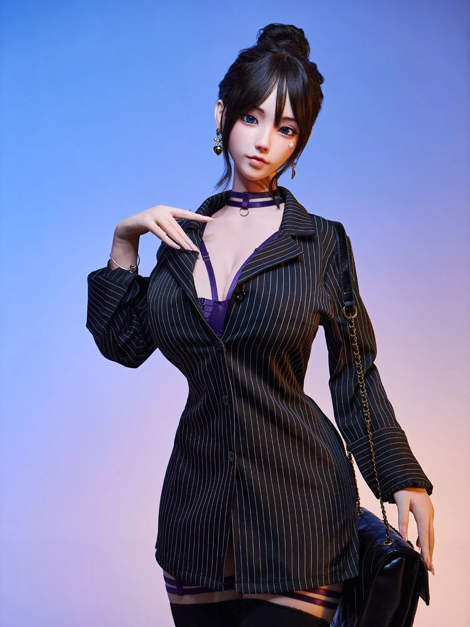 F7119-161cm(5.28ft)-32.8kg 2.2 I Cup Asian Real Silicone Japanese Office Lady Sex Doll｜AITIA Doll view 3