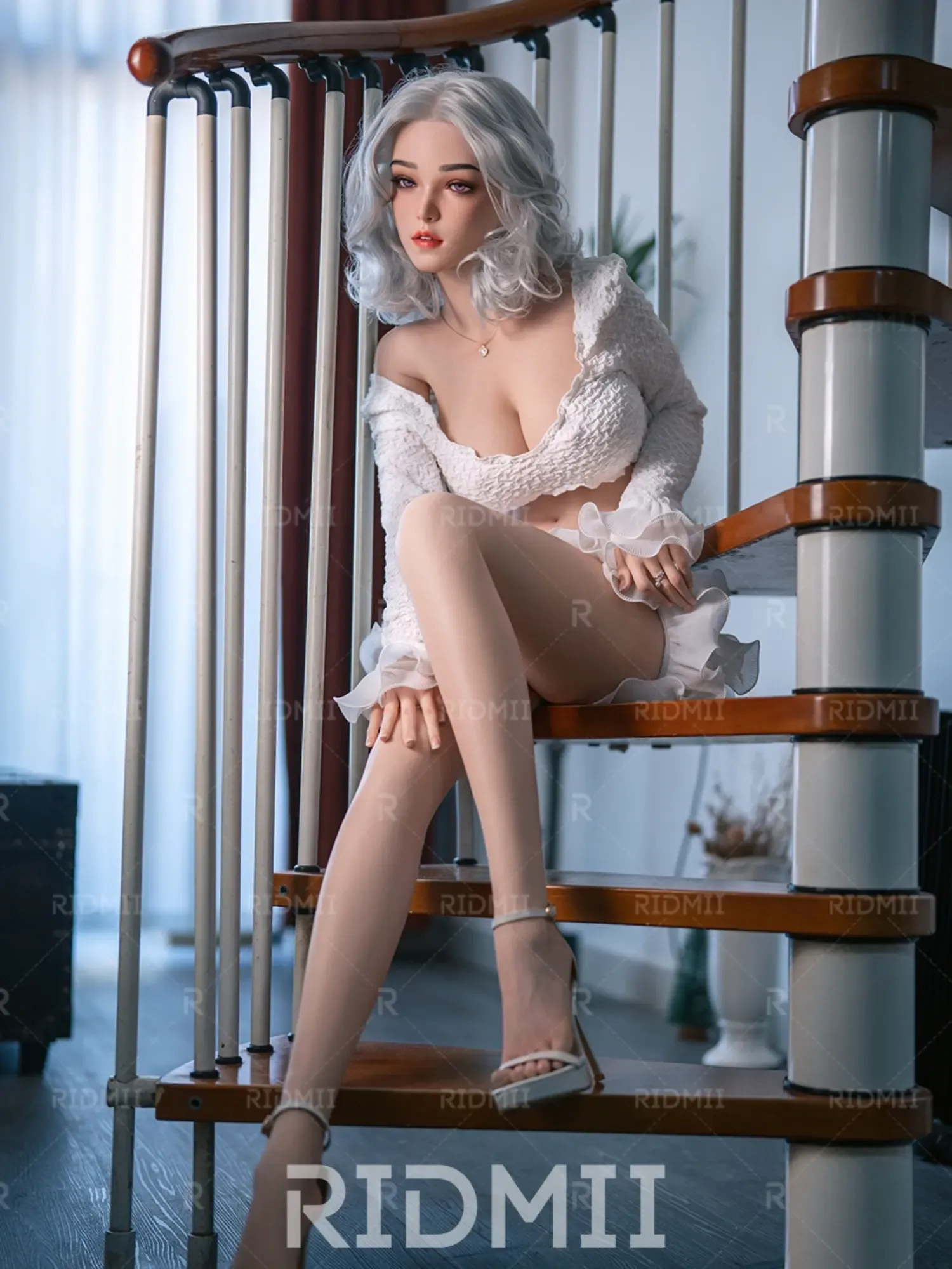 F8502-164cm\/37kg Silicone Full Size Implanted Hair Adult Sex Doll Arin US Sex Dolls【IN STOCK USA】 | Ridmii view 9