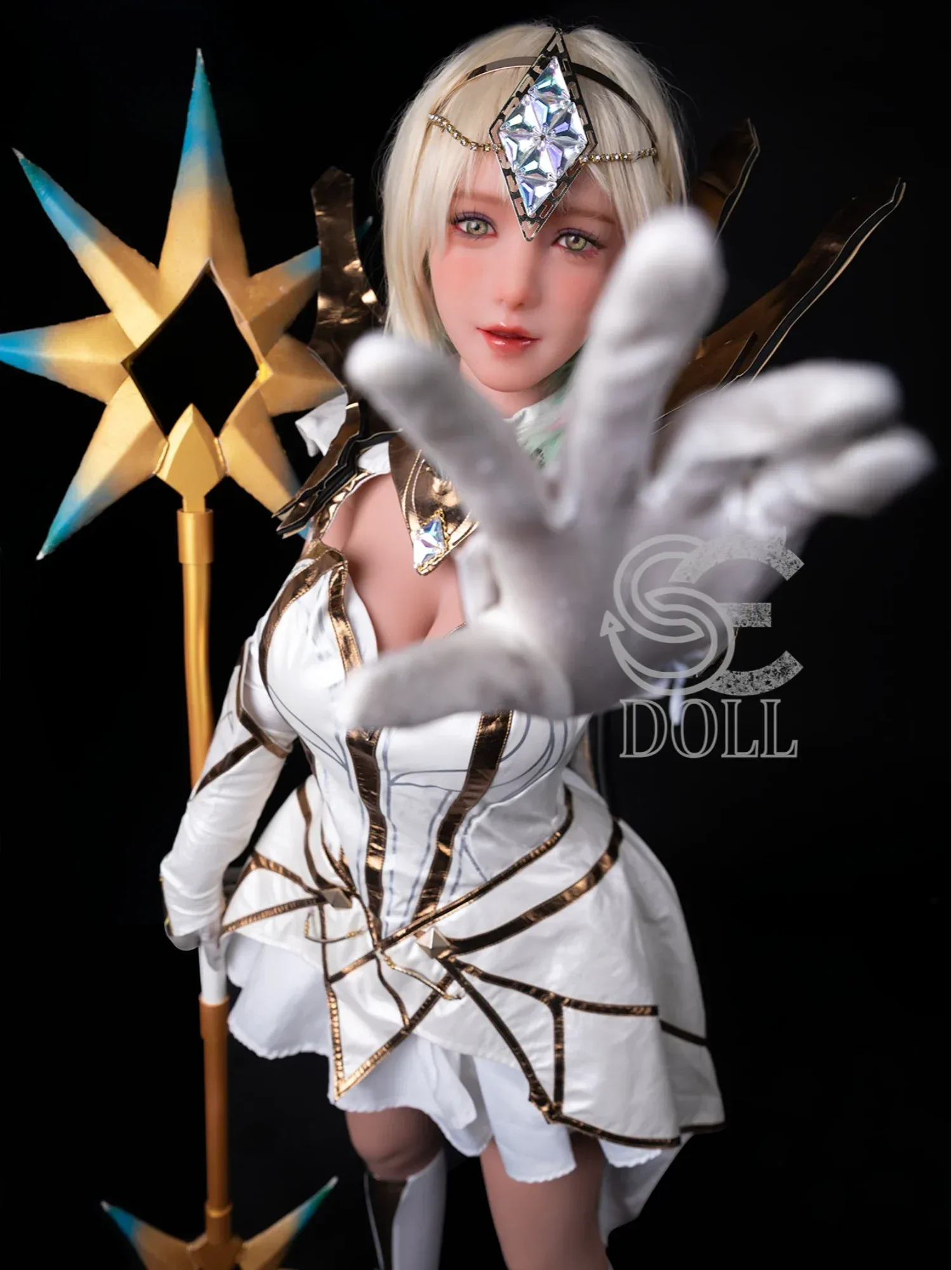 F3711-161cm(5.3ft)-35kg Angie F Cup TPE Sexy Asian Anime Fantasy Blonde Fairy Woman Love Doll｜SE Doll view 10